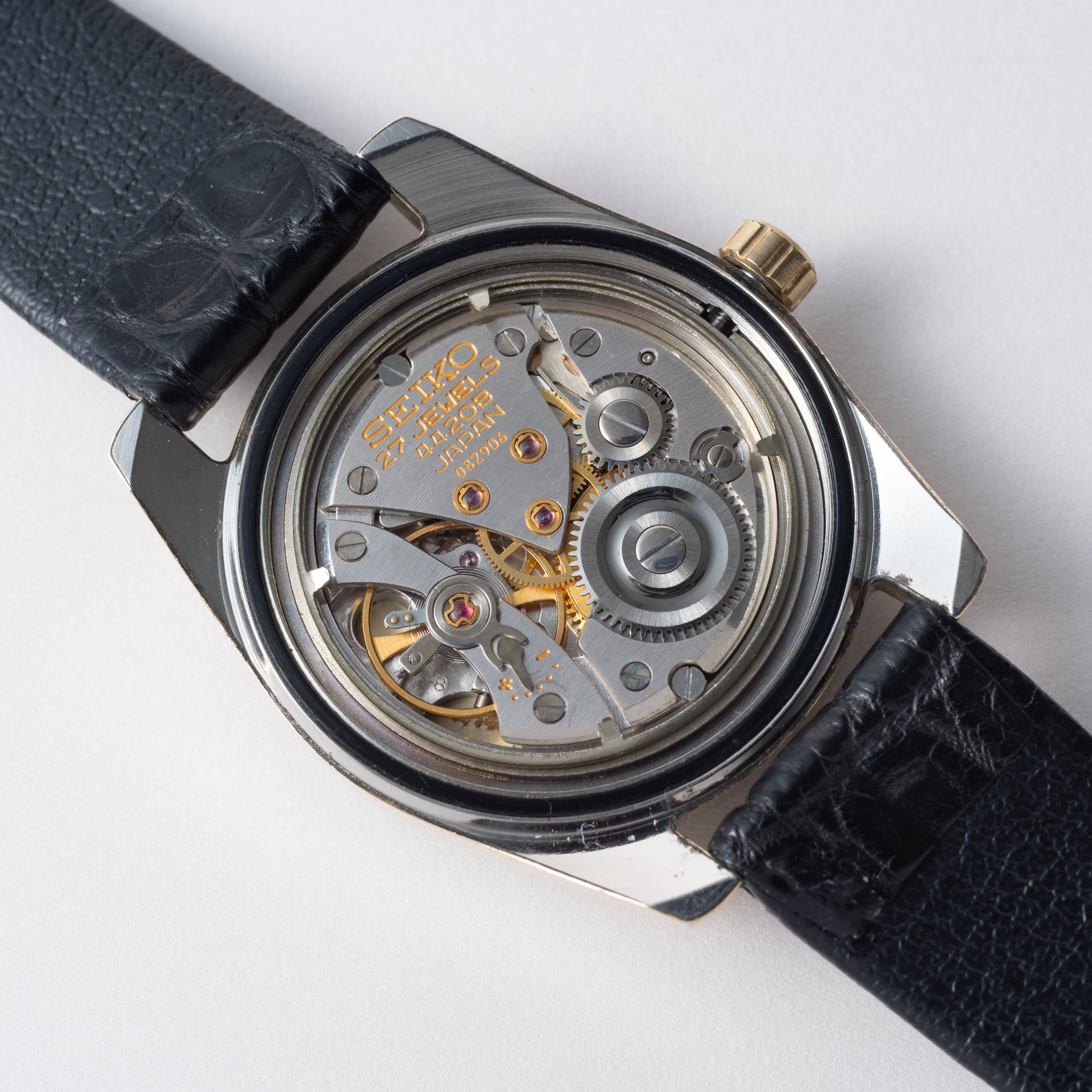 グランドセイコー CAP GOLD 1967年製 手巻き 44GS Ref.4420-9990 純正尾錠付き