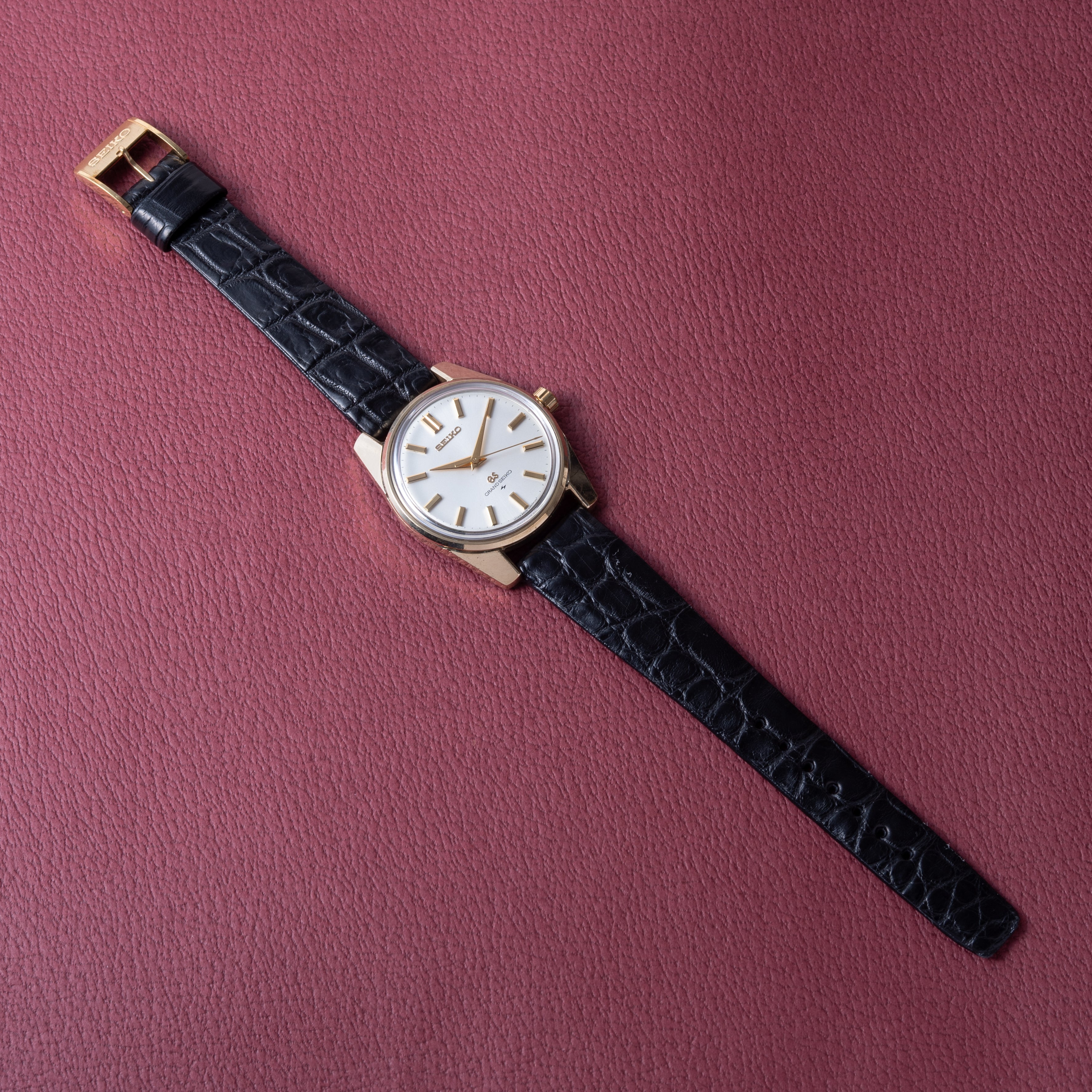 グランドセイコー CAP GOLD 1967年製 手巻き 44GS Ref.4420-9990 純正尾錠付き