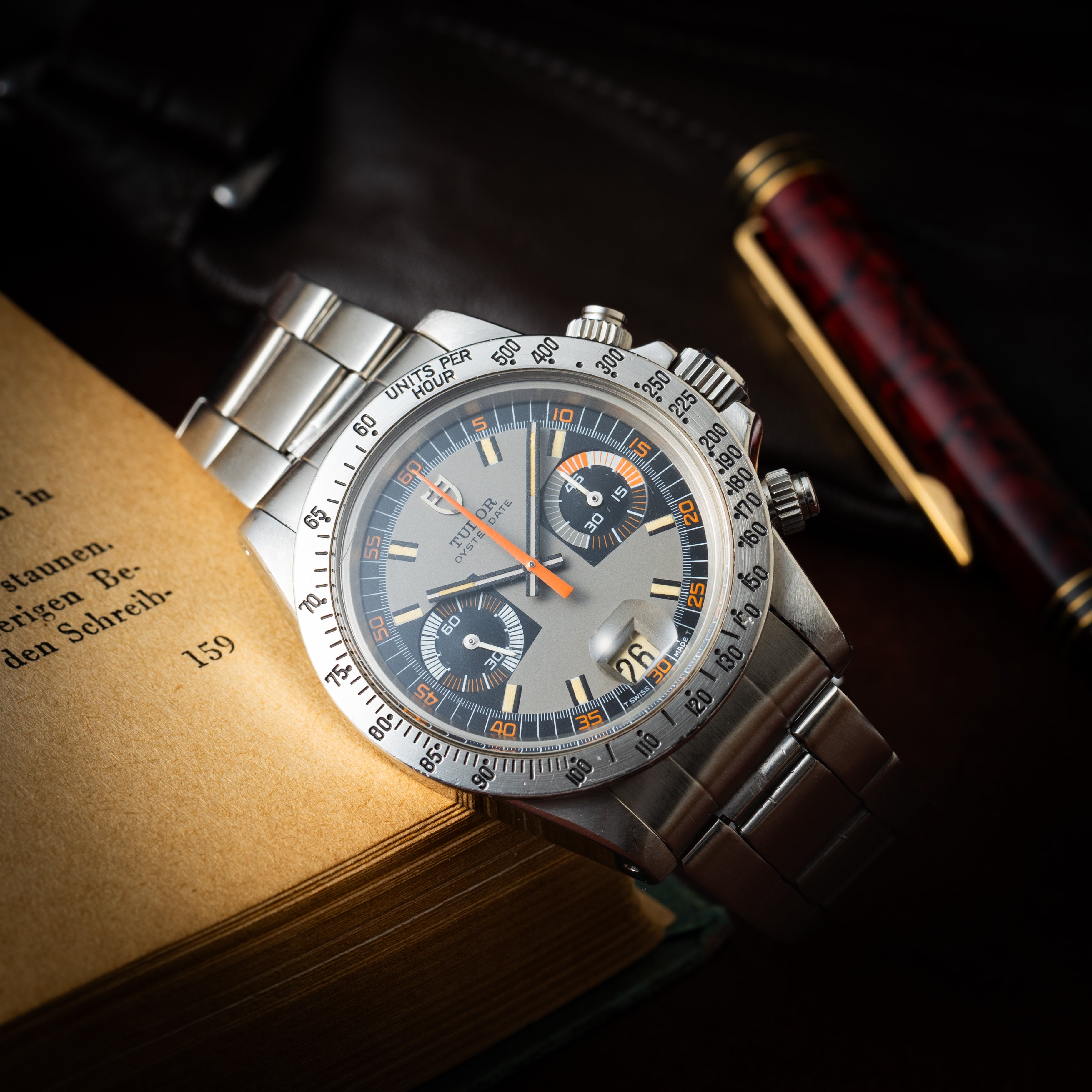 チューダー クロノグラフ モンテカルロ 1972年製 Ref.7159/0 手巻 バルジュー234