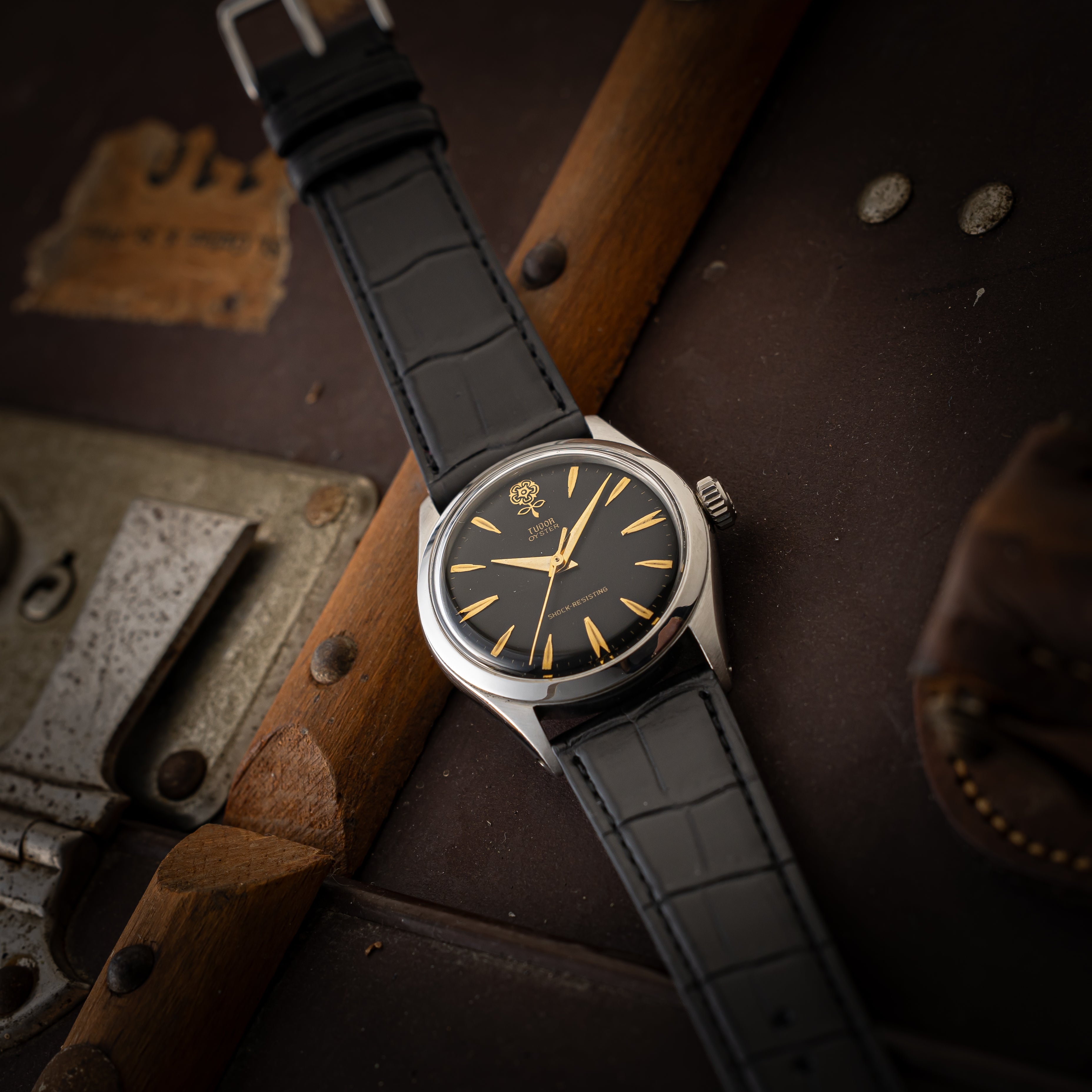 チューダー オイスター デカバラ リダンブラック 1957年製 Ref.7934