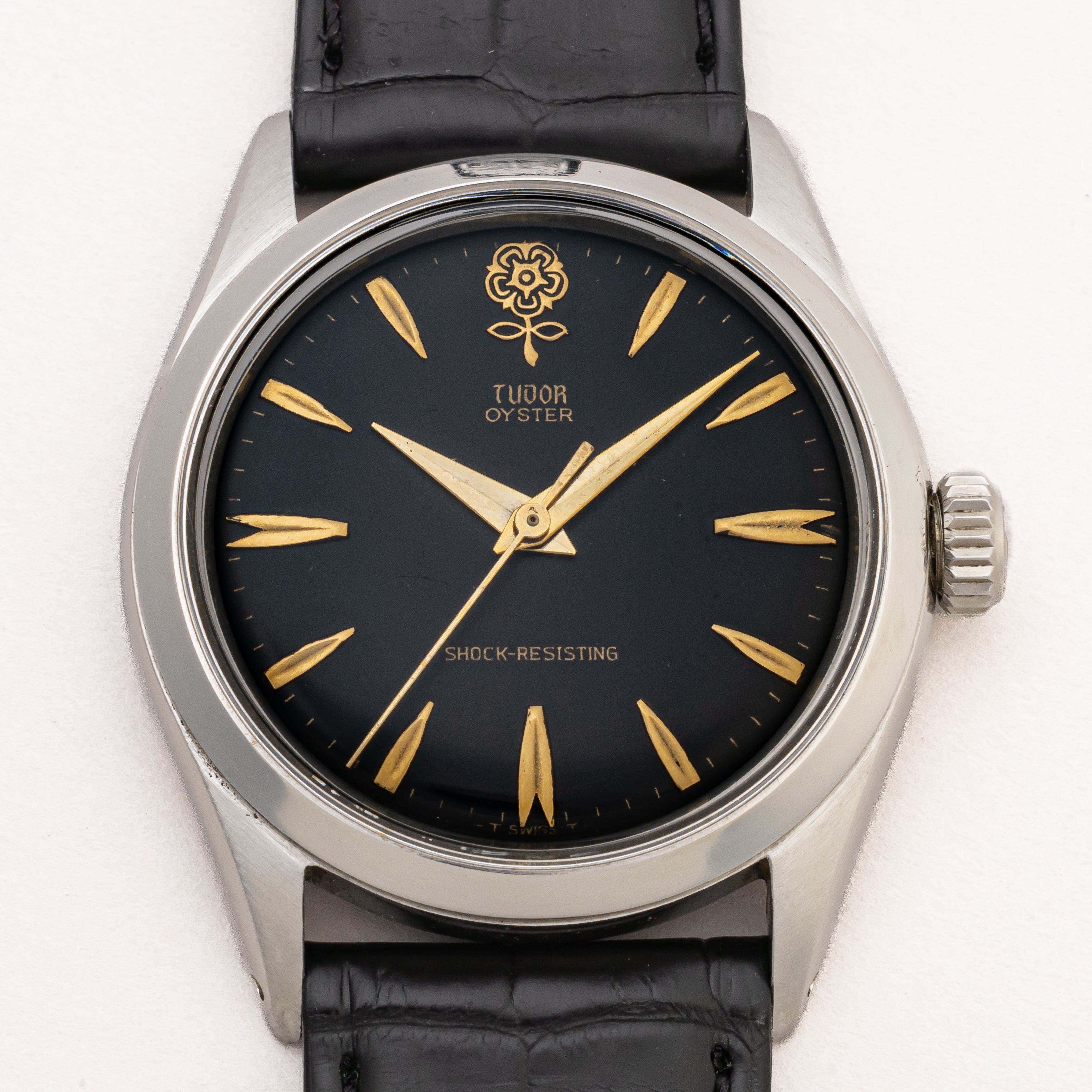 チューダー オイスター デカバラ リダンブラック 1957年製 Ref.7934