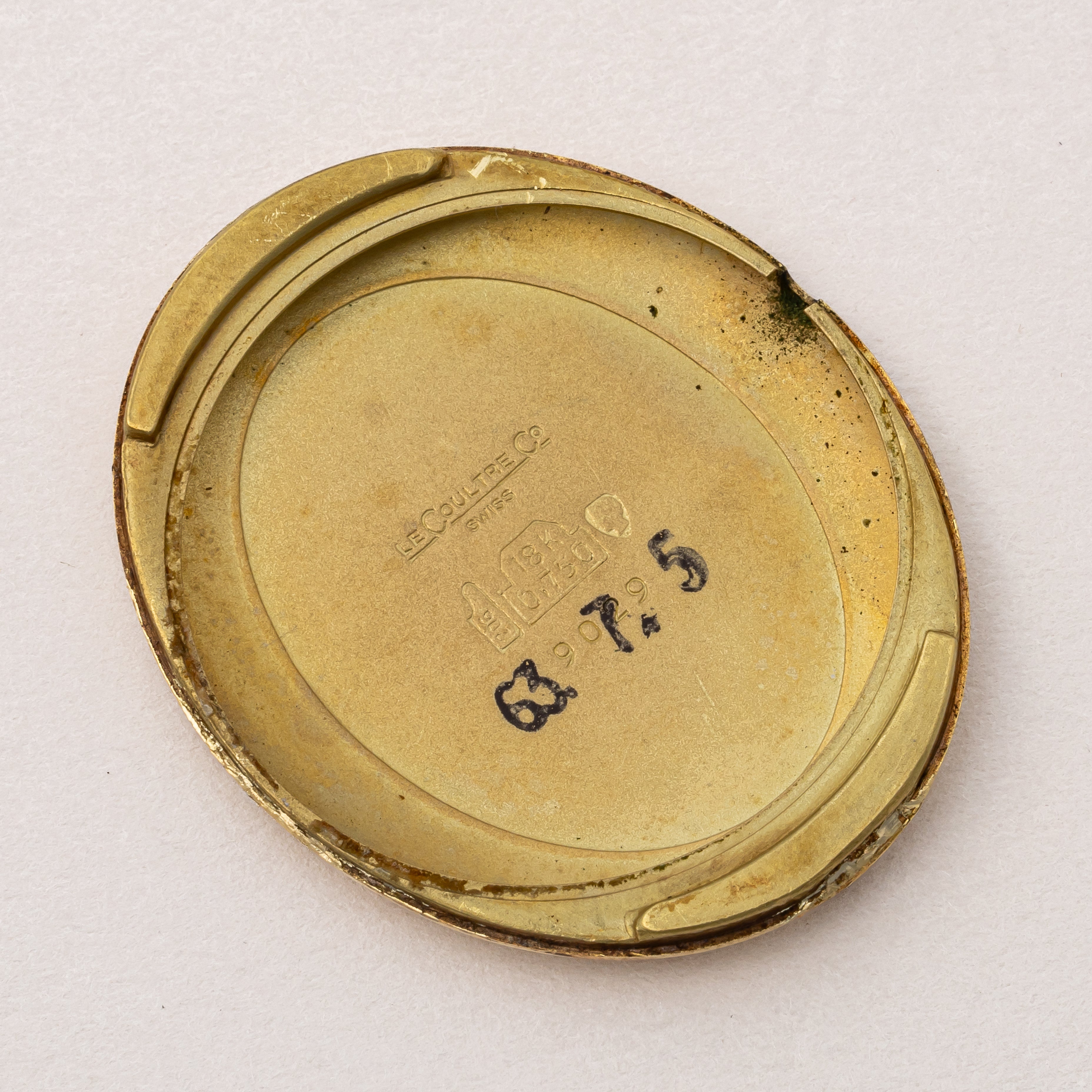 ジャガールクルト 18金無垢オーバル型ケース 1971年保証書 ギャラ付き