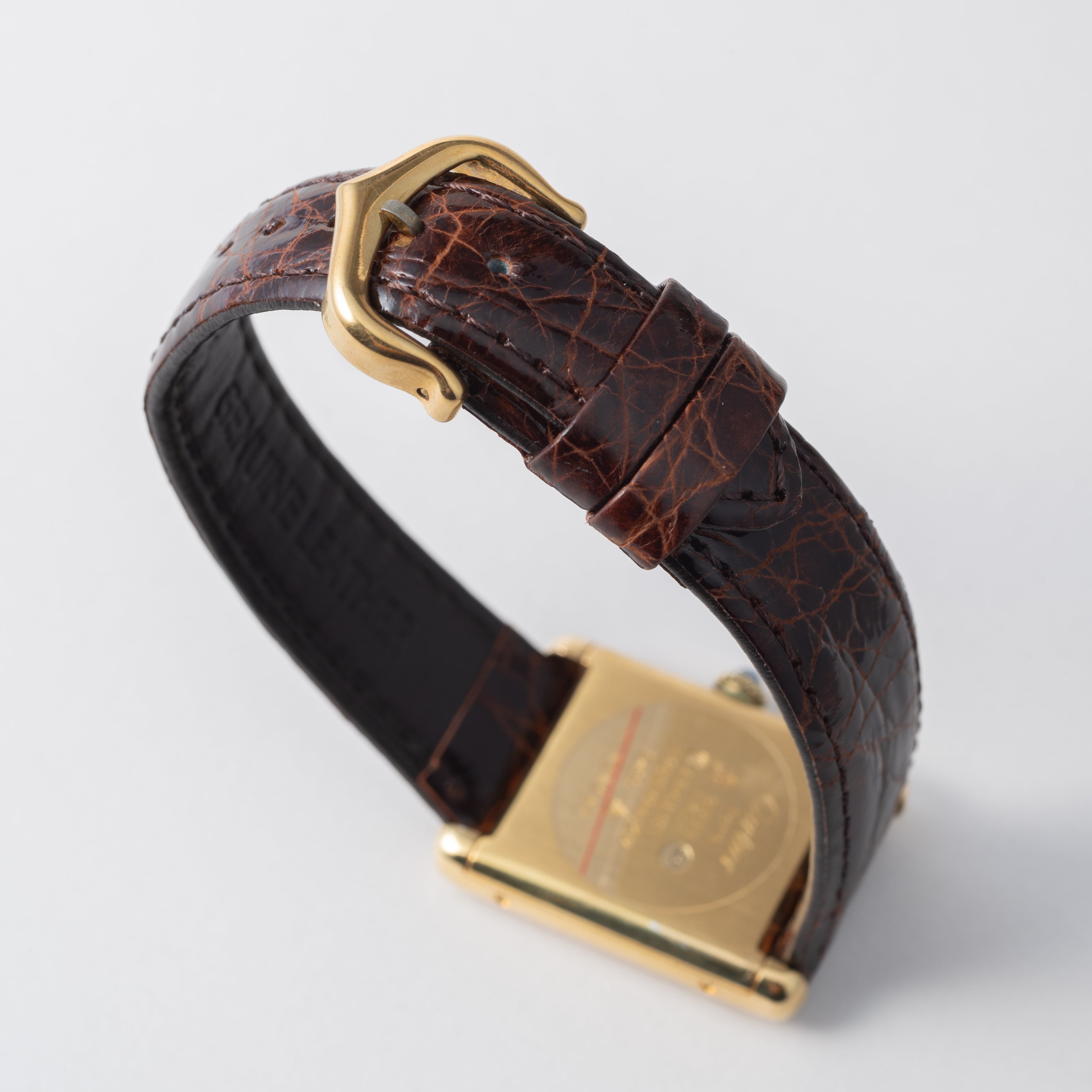 カルティエ マストタンク LMサイズ アイボリーダイヤル 1980年代製