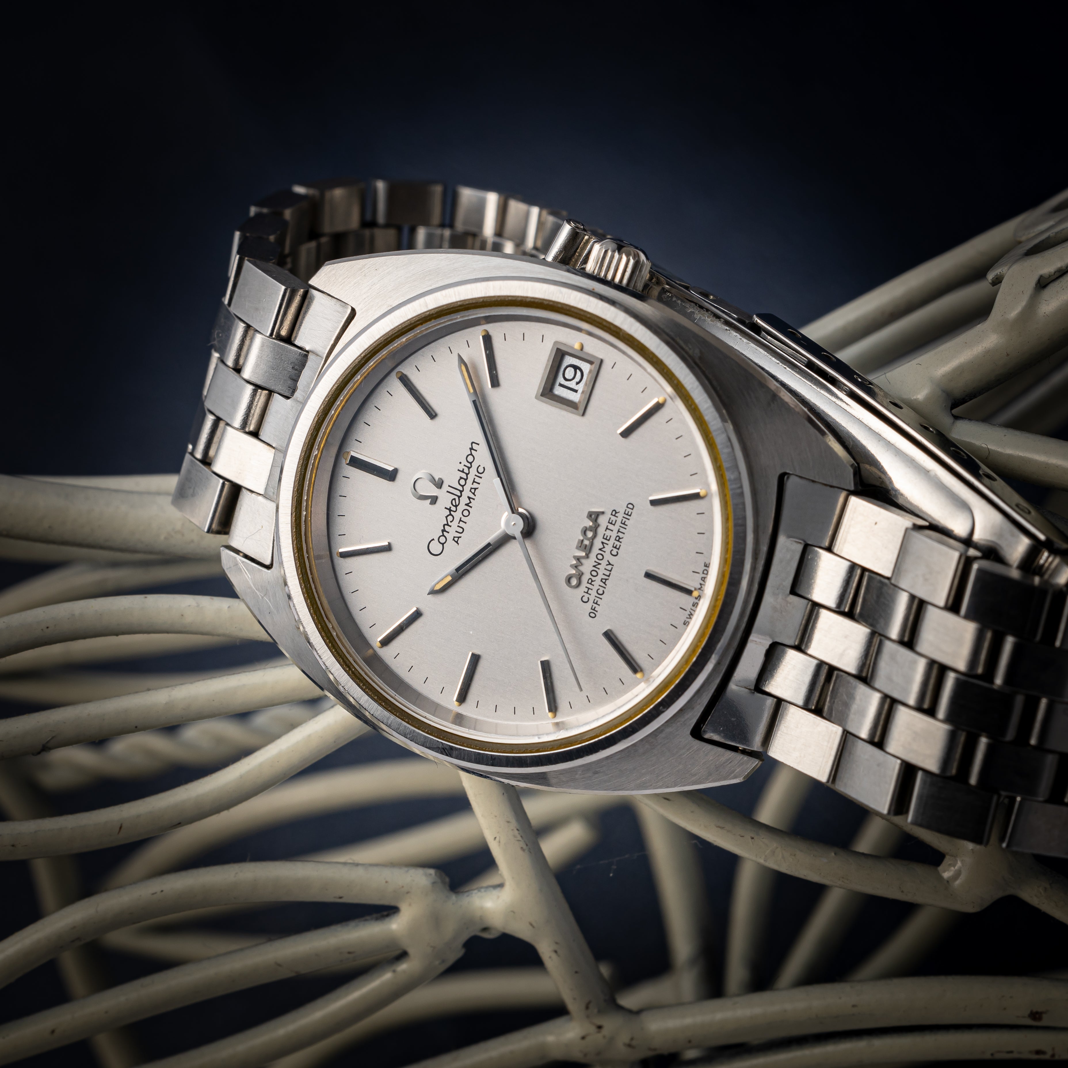 オメガ コンステジェンタ 1973年製 後期 ブレス付き Ref.ST168.0056