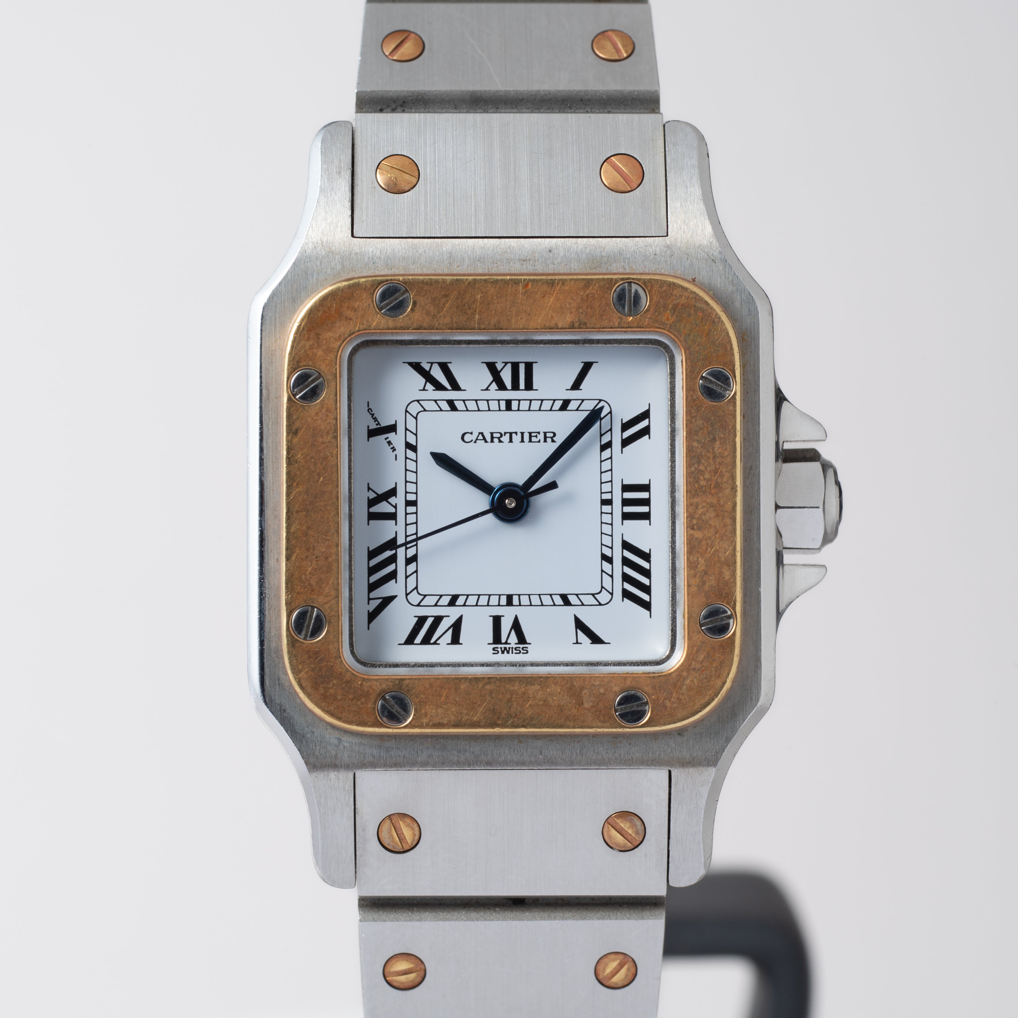 カルティエ サントス コンビ SMサイズ オートマチック 1980年代