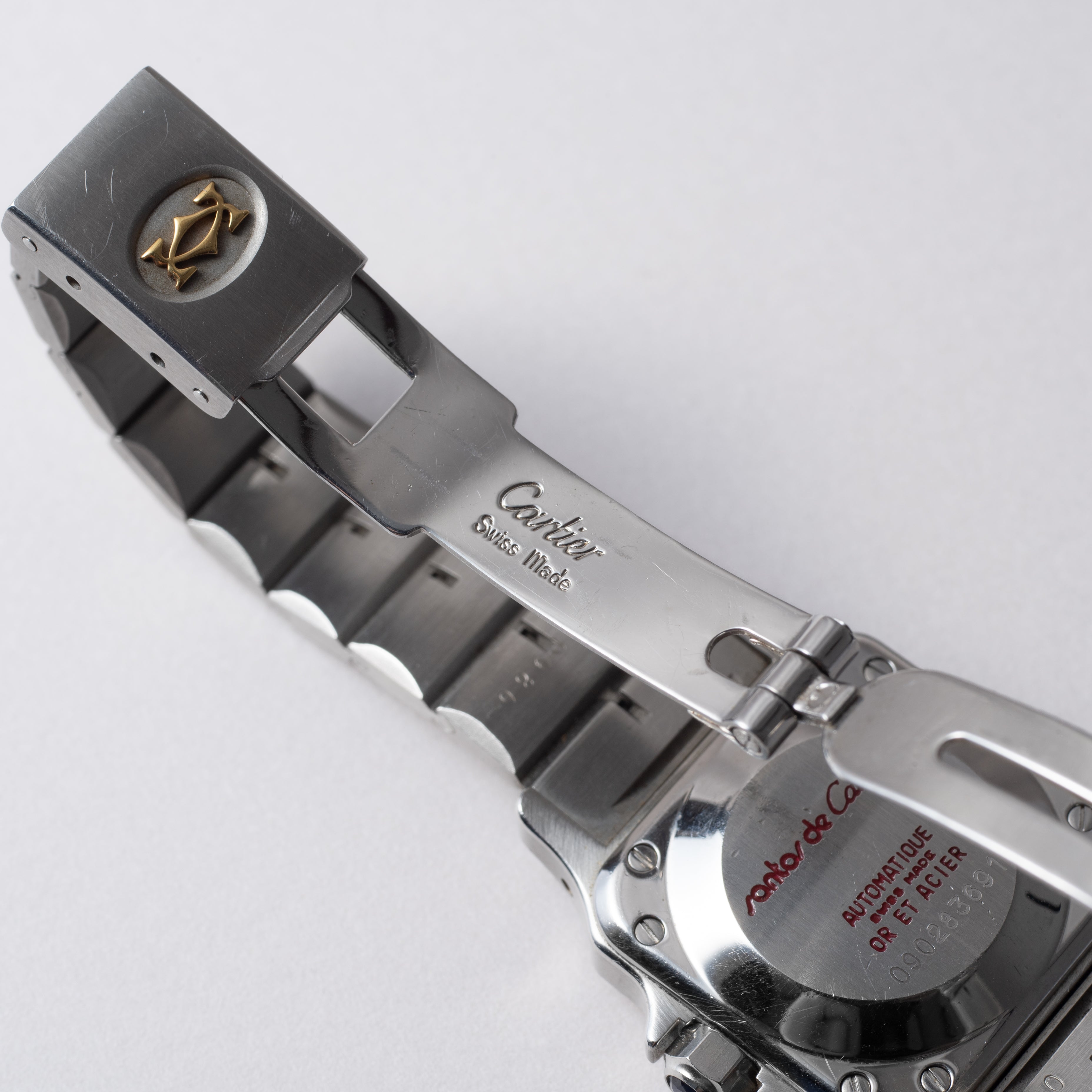 カルティエ サントス コンビ SMサイズ オートマチック 1980年代