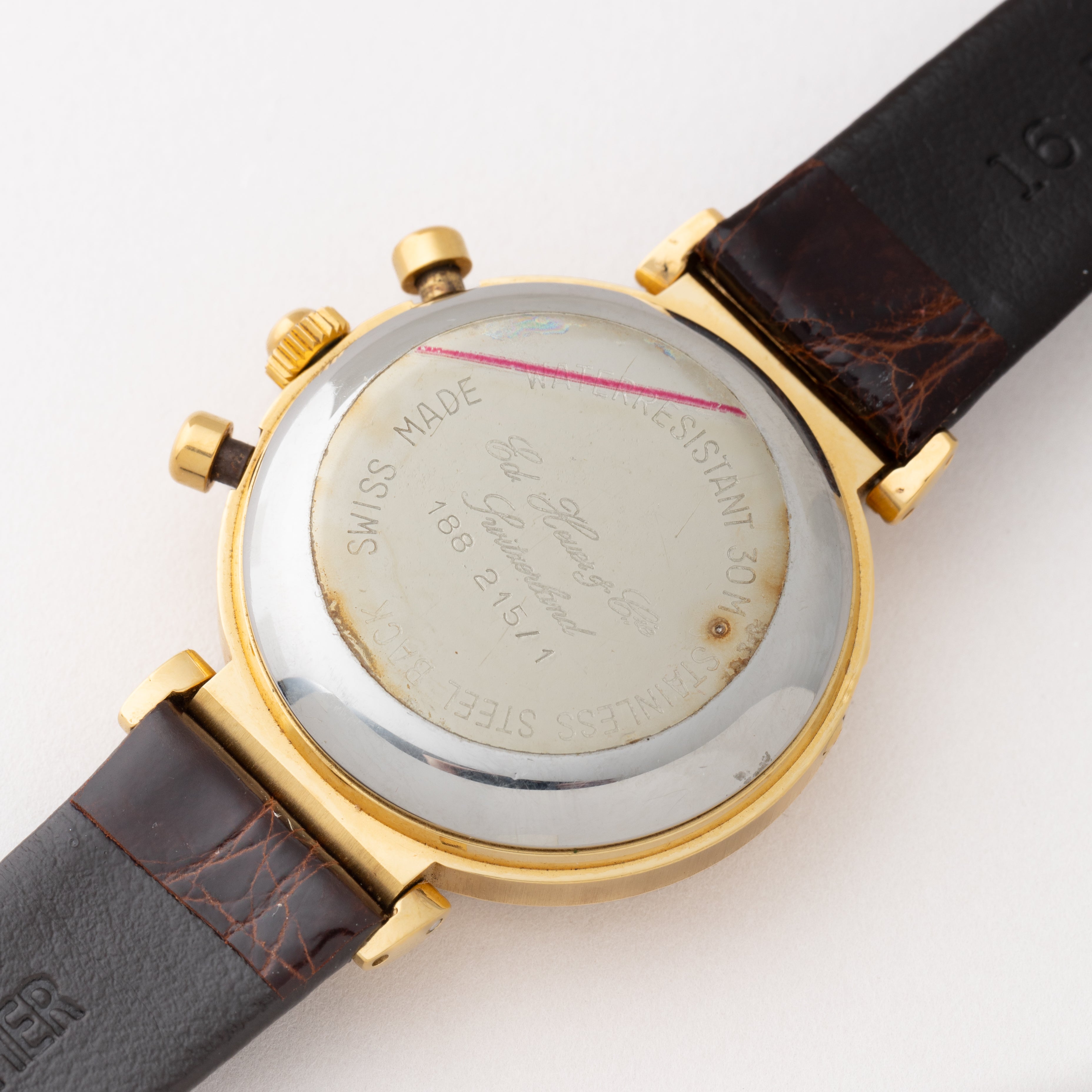 エドワード・ホイヤー カレンダームーンフェイズクロノグラフ 1990年製 Ref.188.215/1