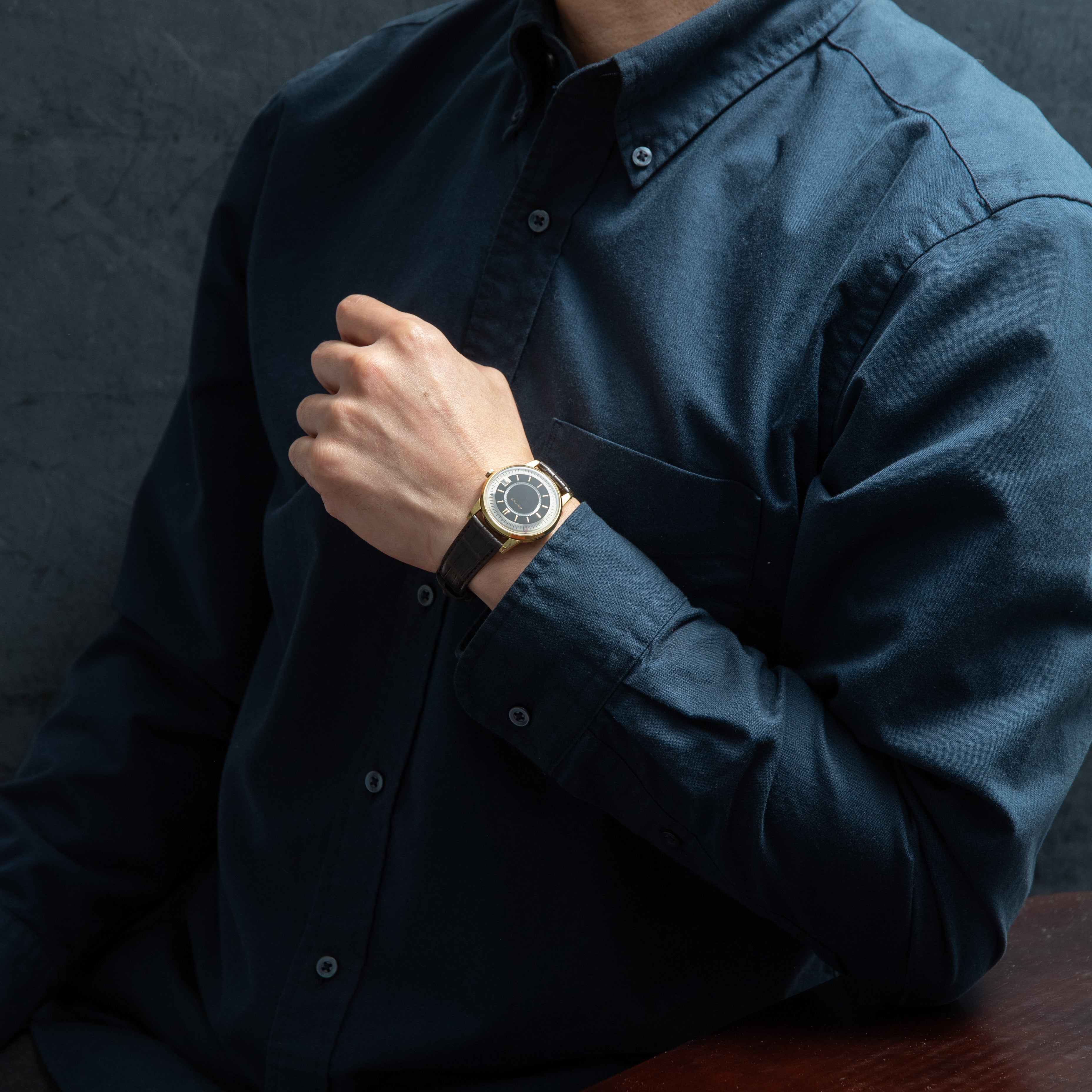 オリエント ミステリアスダイヤル 1960年製 GF 純正尾錠付き