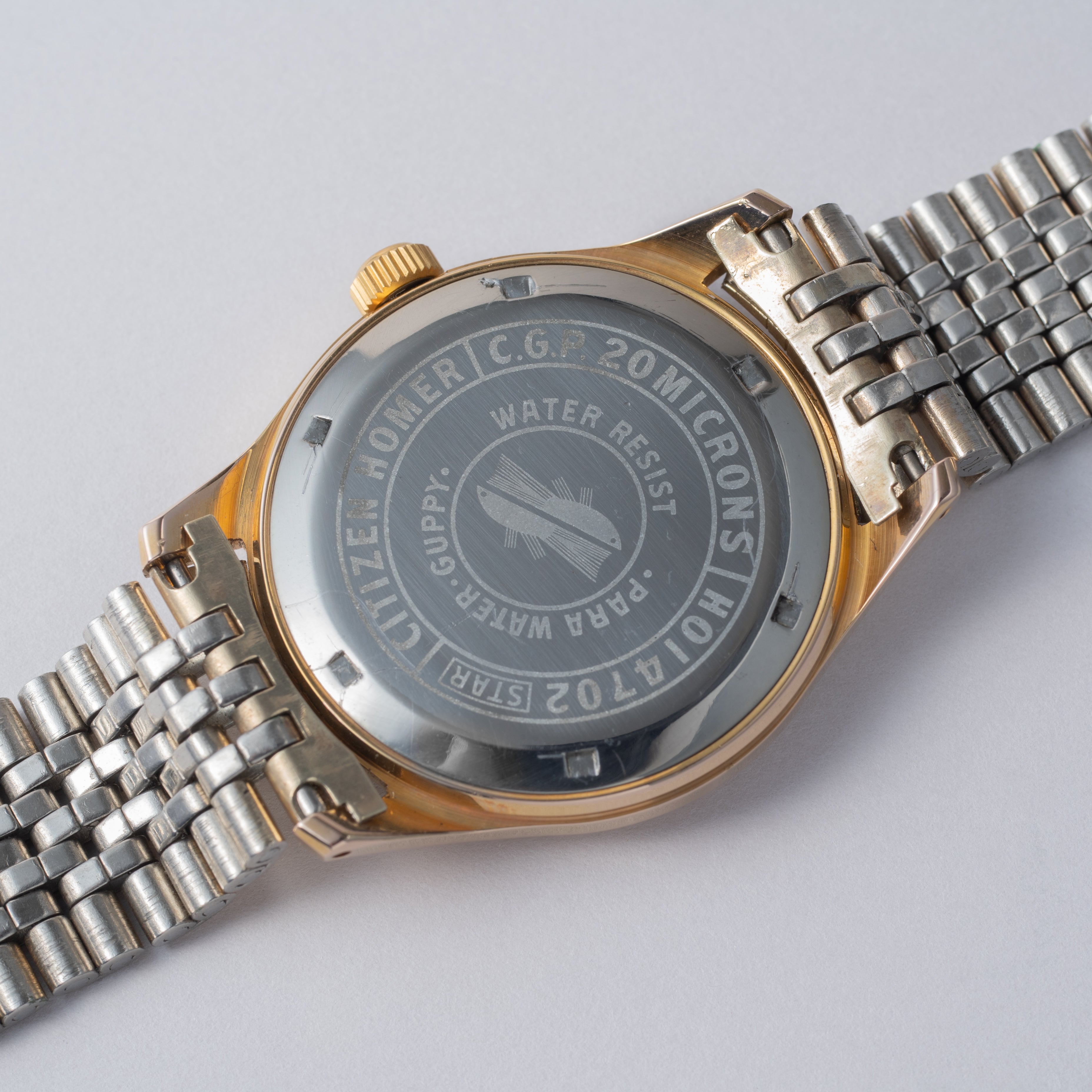 シチズン ホーマー グッピー 1960年代製 アローハンド 純正ブレス タグ付き