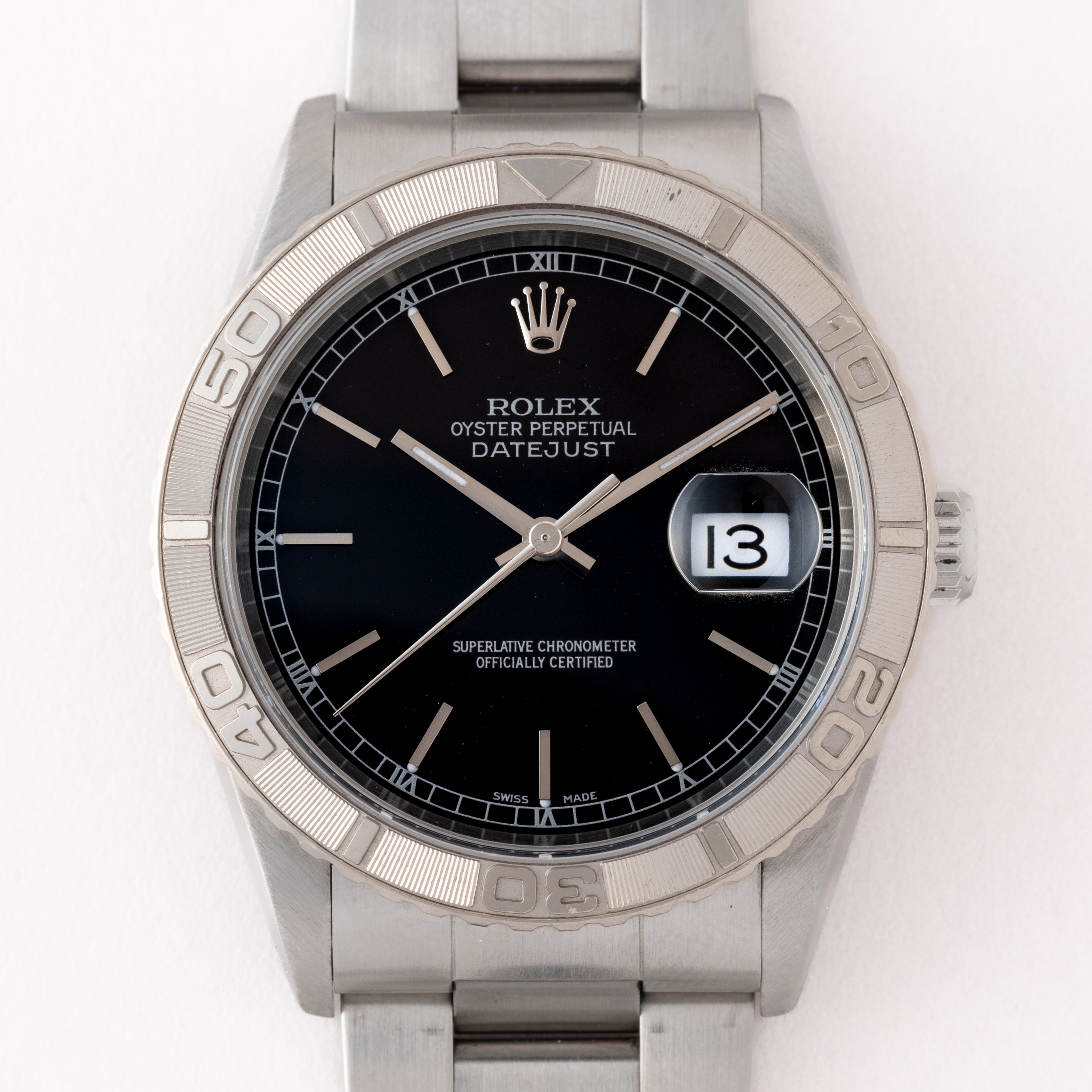 ロレックス サンダーバード Ref.16264 2003年製 ブラックダイヤル ホワイトゴールドベゼル