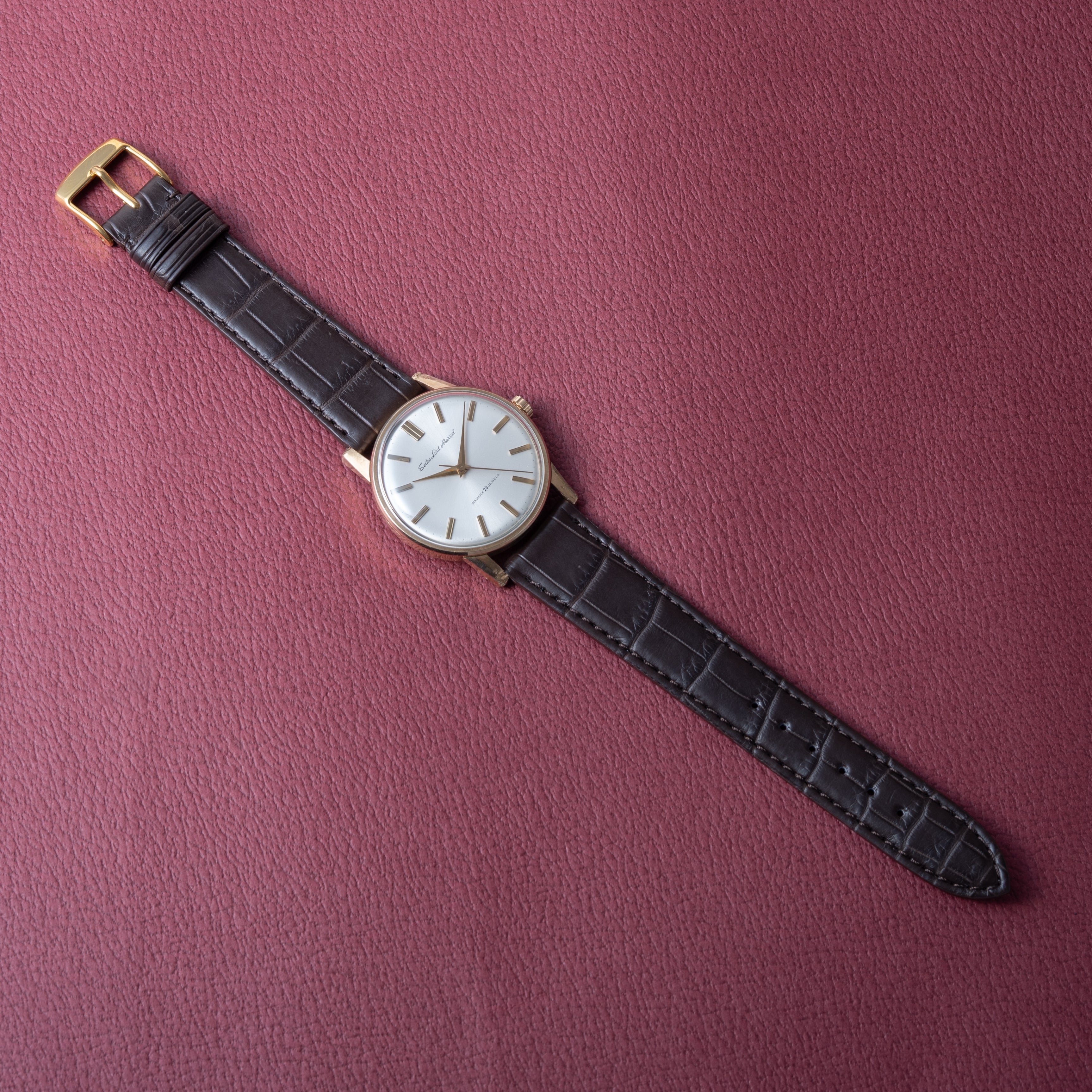 セイコー ロードマーベル 1964年製 筆記体プリントロゴ AGFケース