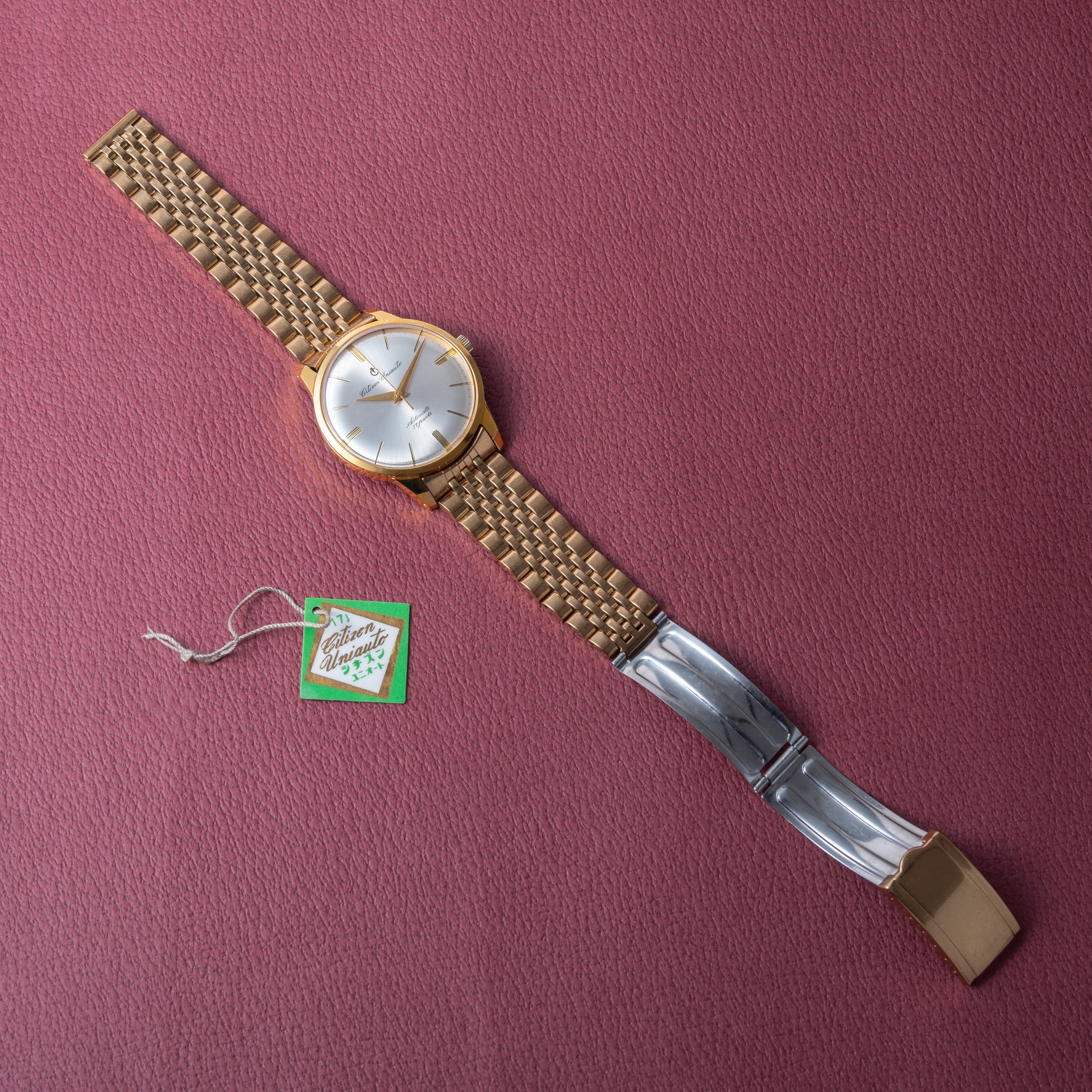 シチズン 1964年製 ユニオート CGP 純正ブレス付 タグ付き美品