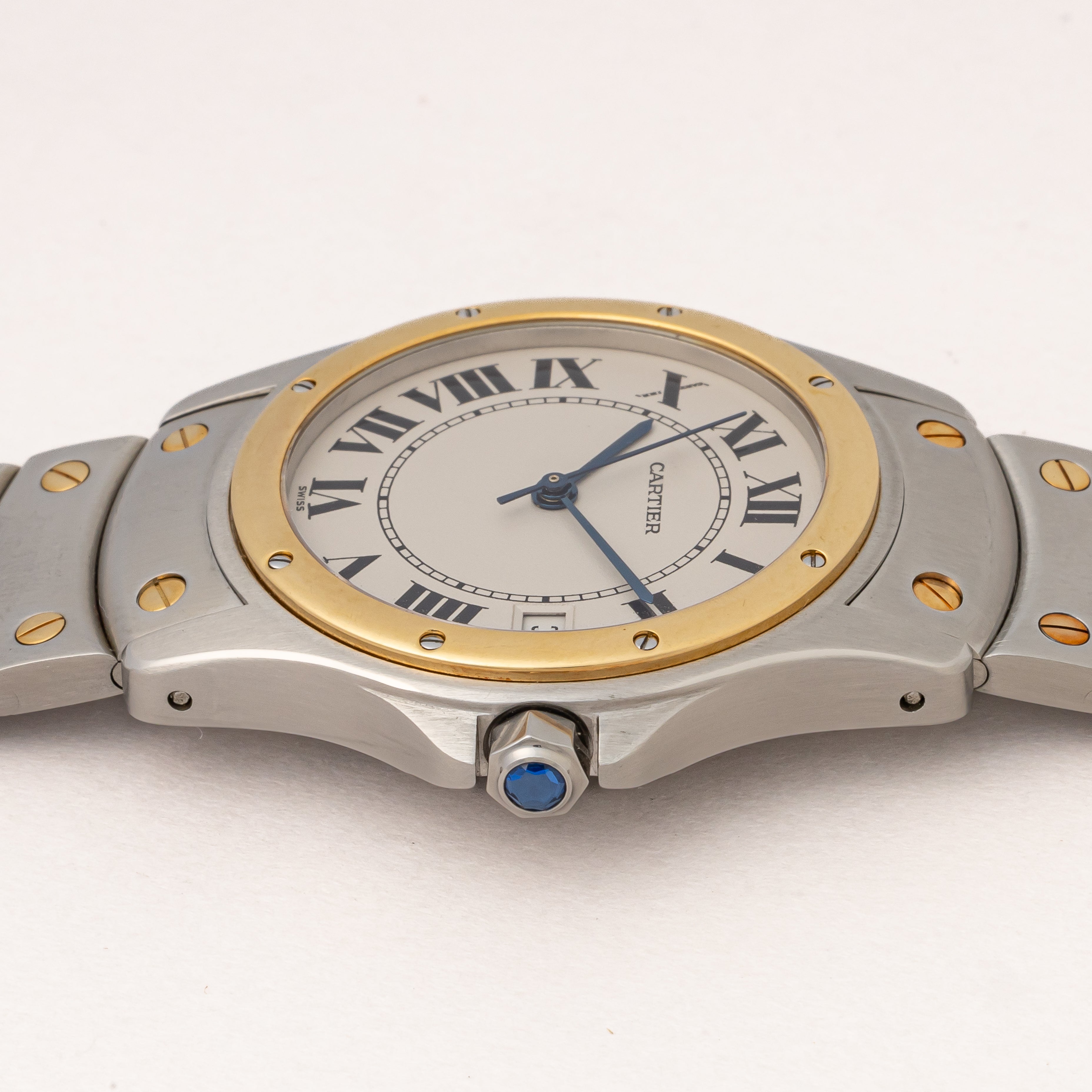 カルティエ サントス ロンド コンビ 1990年代製 自動巻き