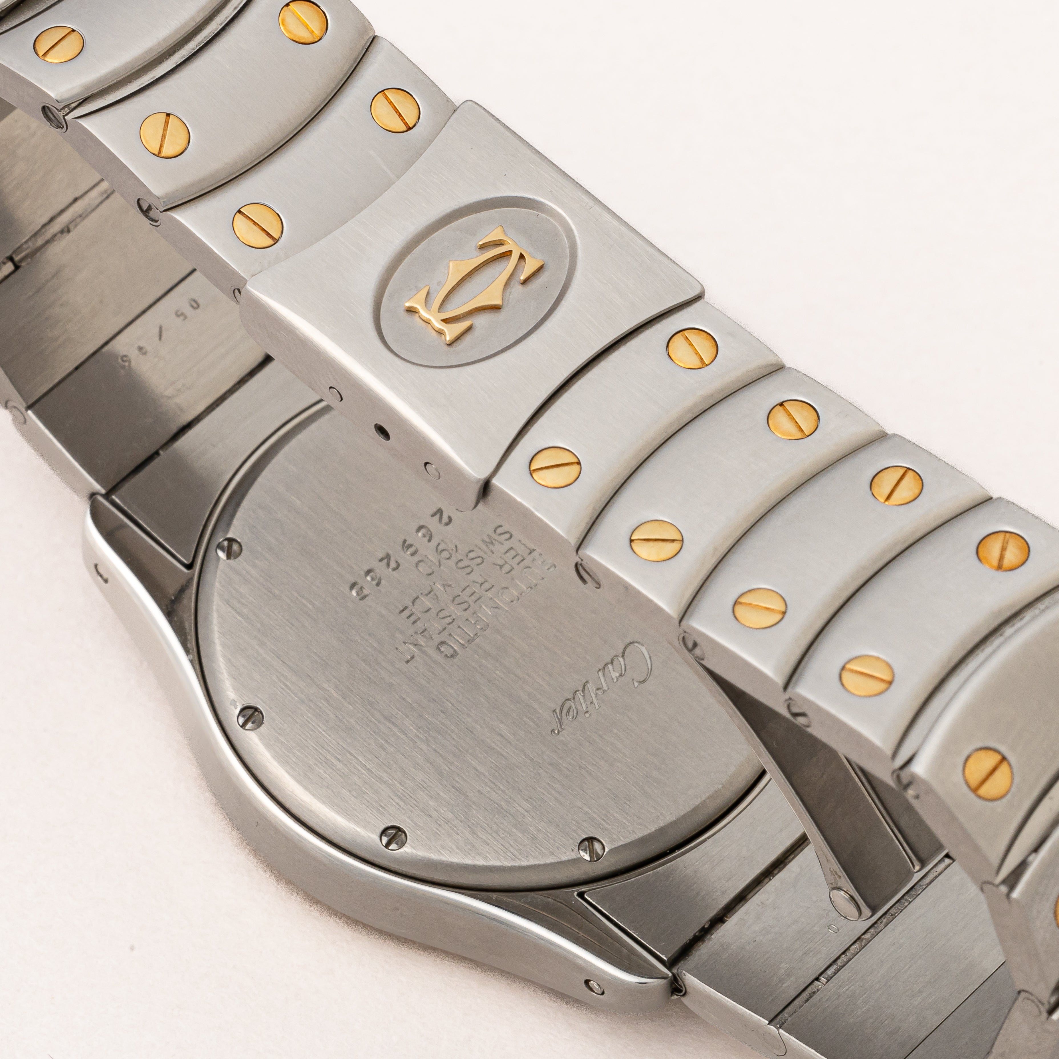 カルティエ サントス ロンド コンビ 1990年代製 自動巻き