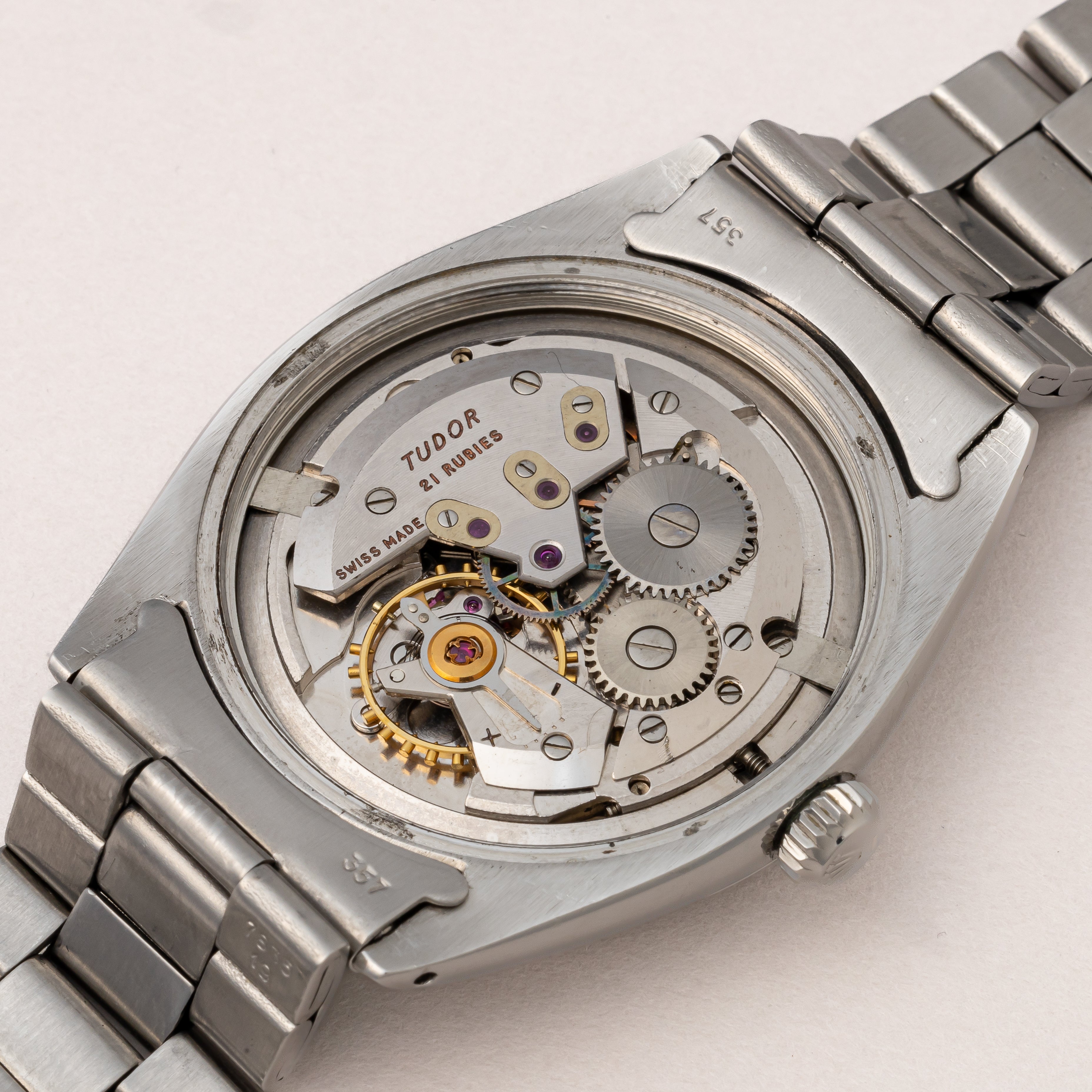 チューダー デカバラ オイスターデイト 1962年製 ロレックスオイスターブレス付き オリジナルダイヤル