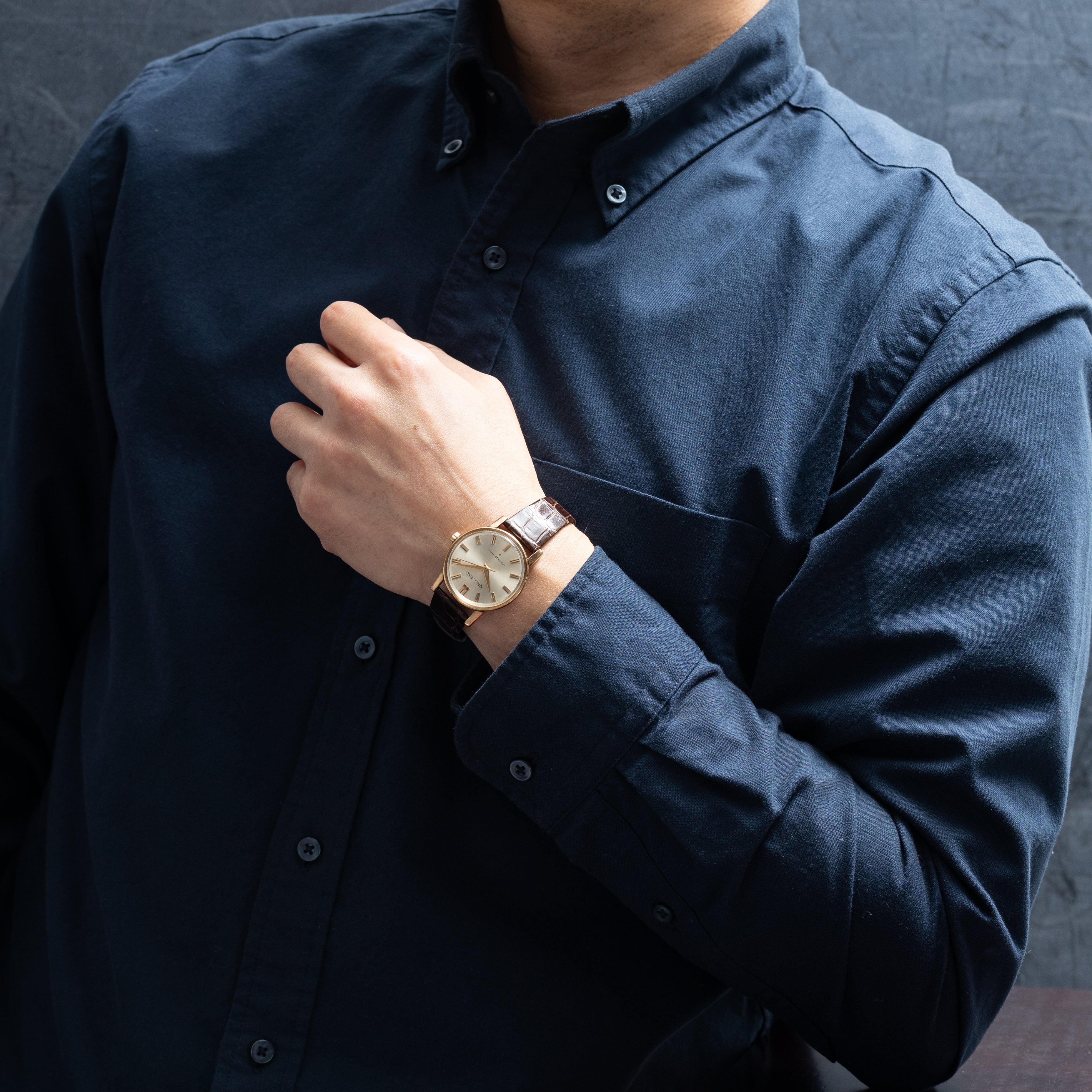 キングセイコーファーストモデル 1962年製 SD文字盤 Ref.J14102E KS 尾錠、箱、検査証明書付き