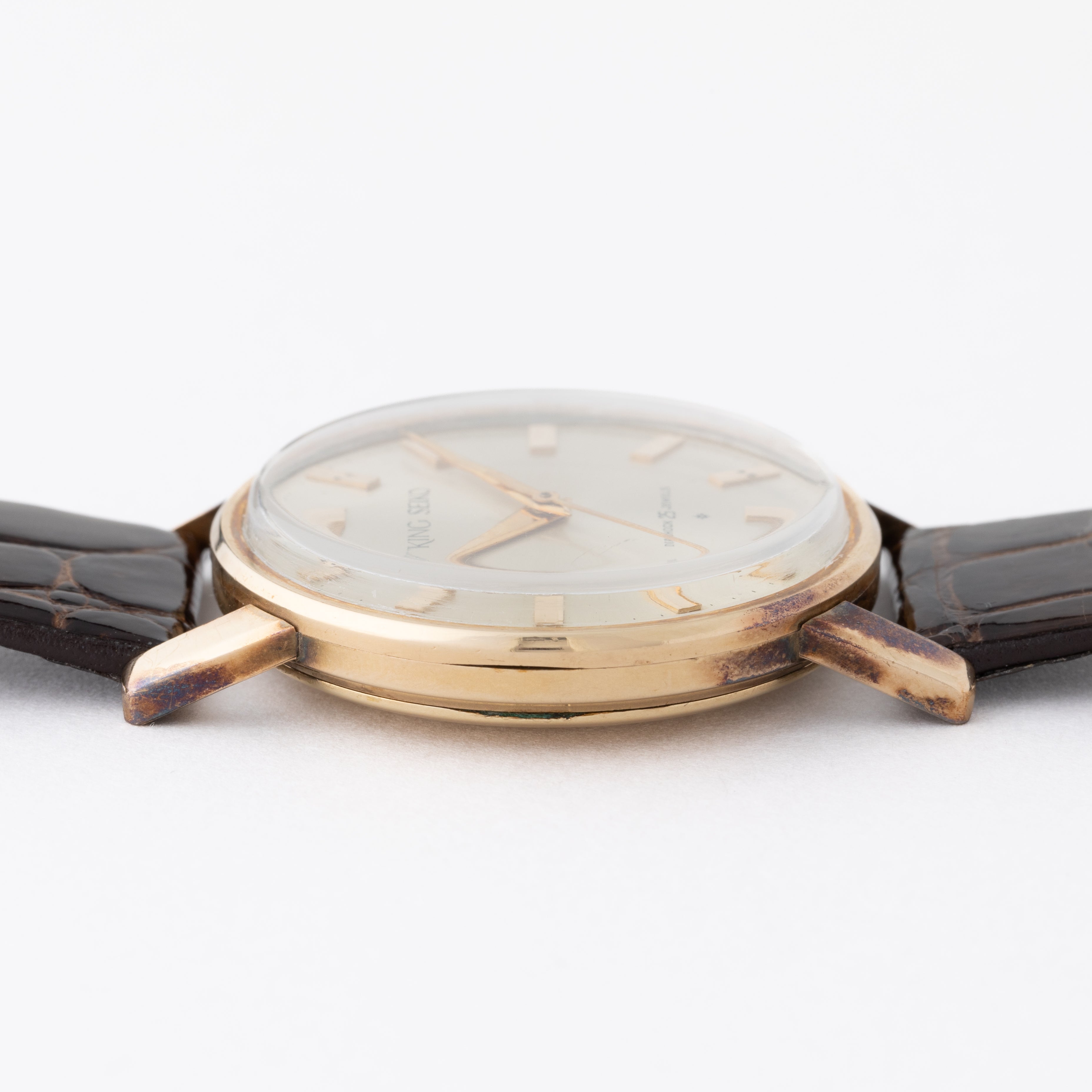 キングセイコーファーストモデル 1962年製 SD文字盤 Ref.J14102E KS 尾錠、箱、検査証明書付き