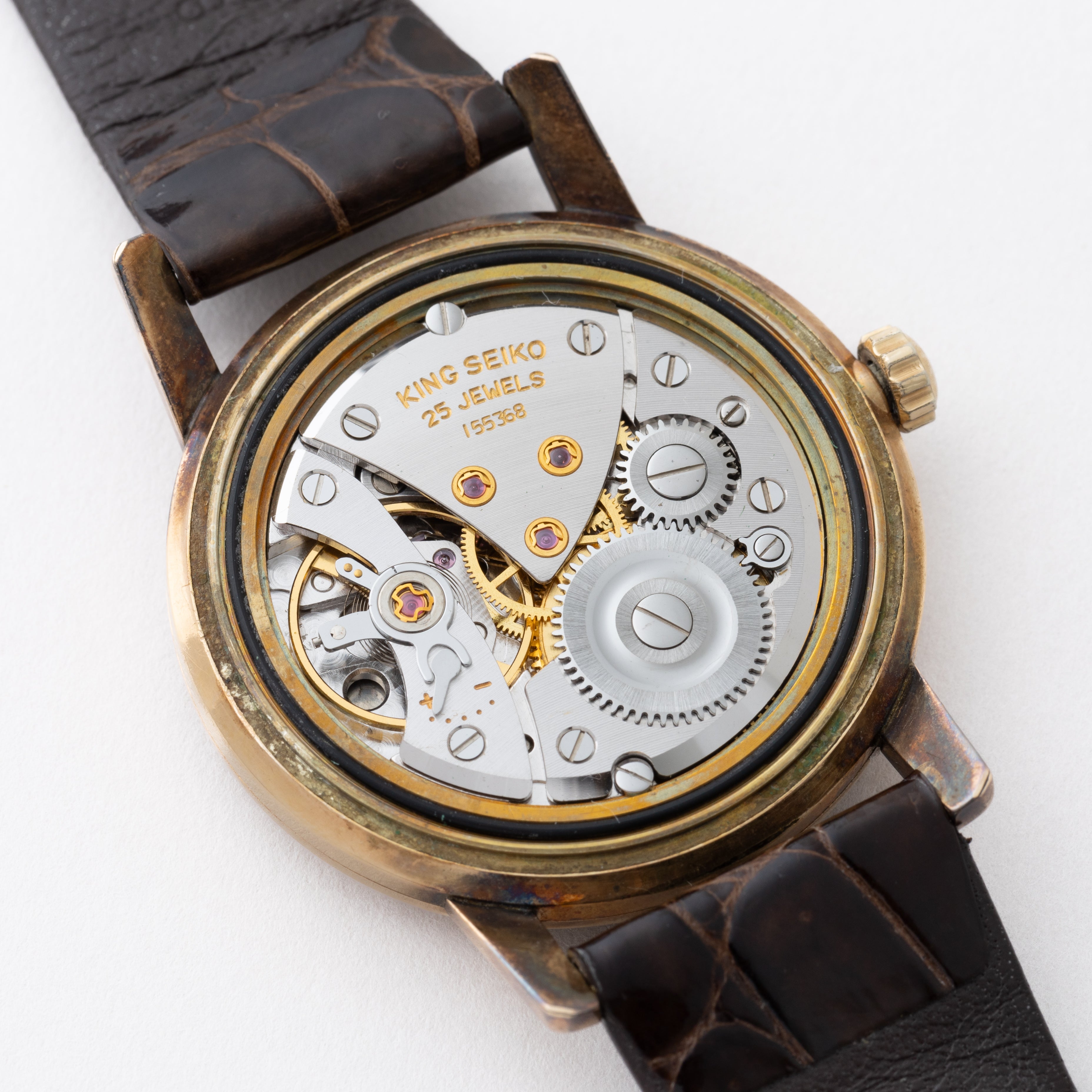 キングセイコーファーストモデル 1962年製 SD文字盤 Ref.J14102E KS 尾錠、箱、検査証明書付き