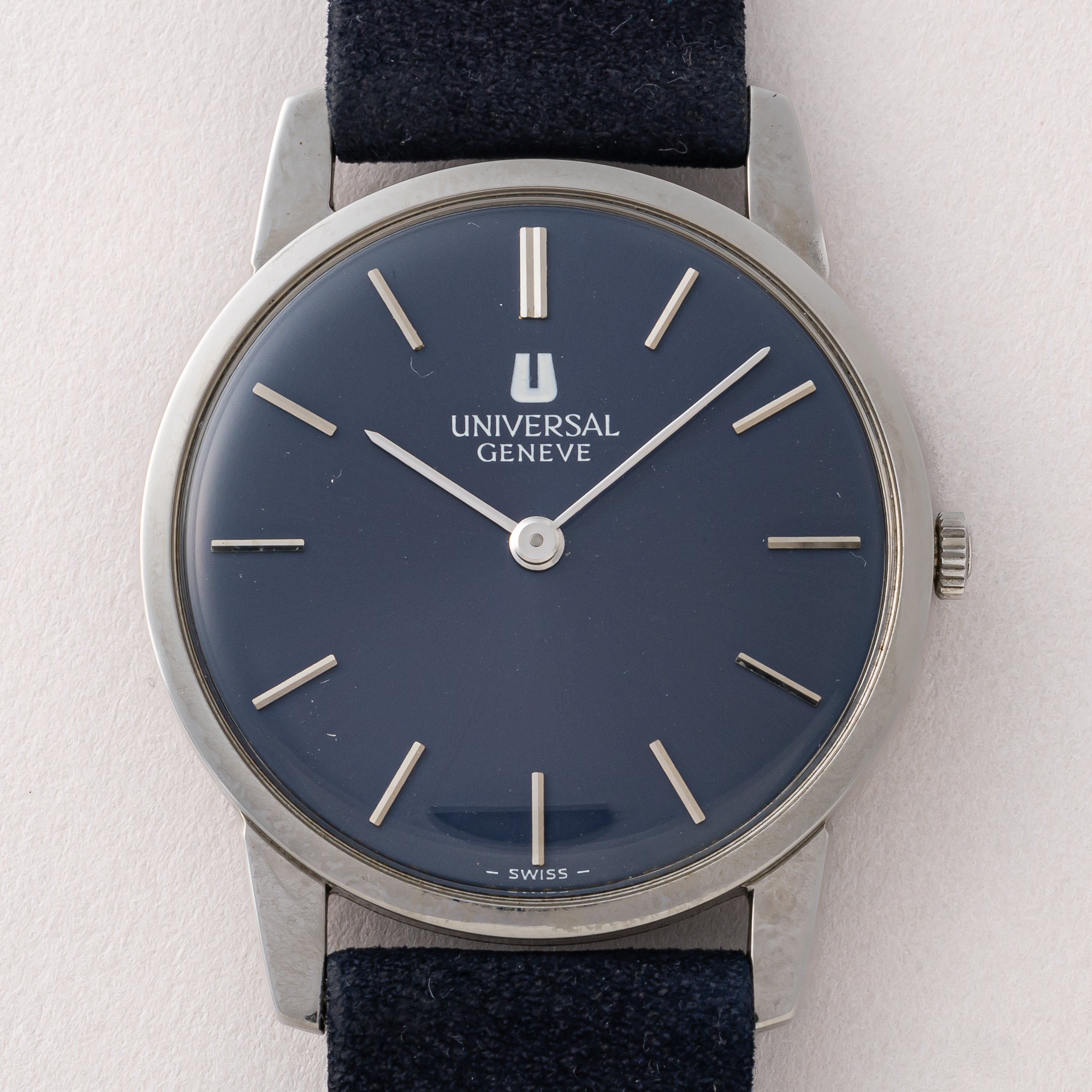 ユニバーサルジュネーブ ラウンドケース 未使用品 1970年代 箱,タグ付き