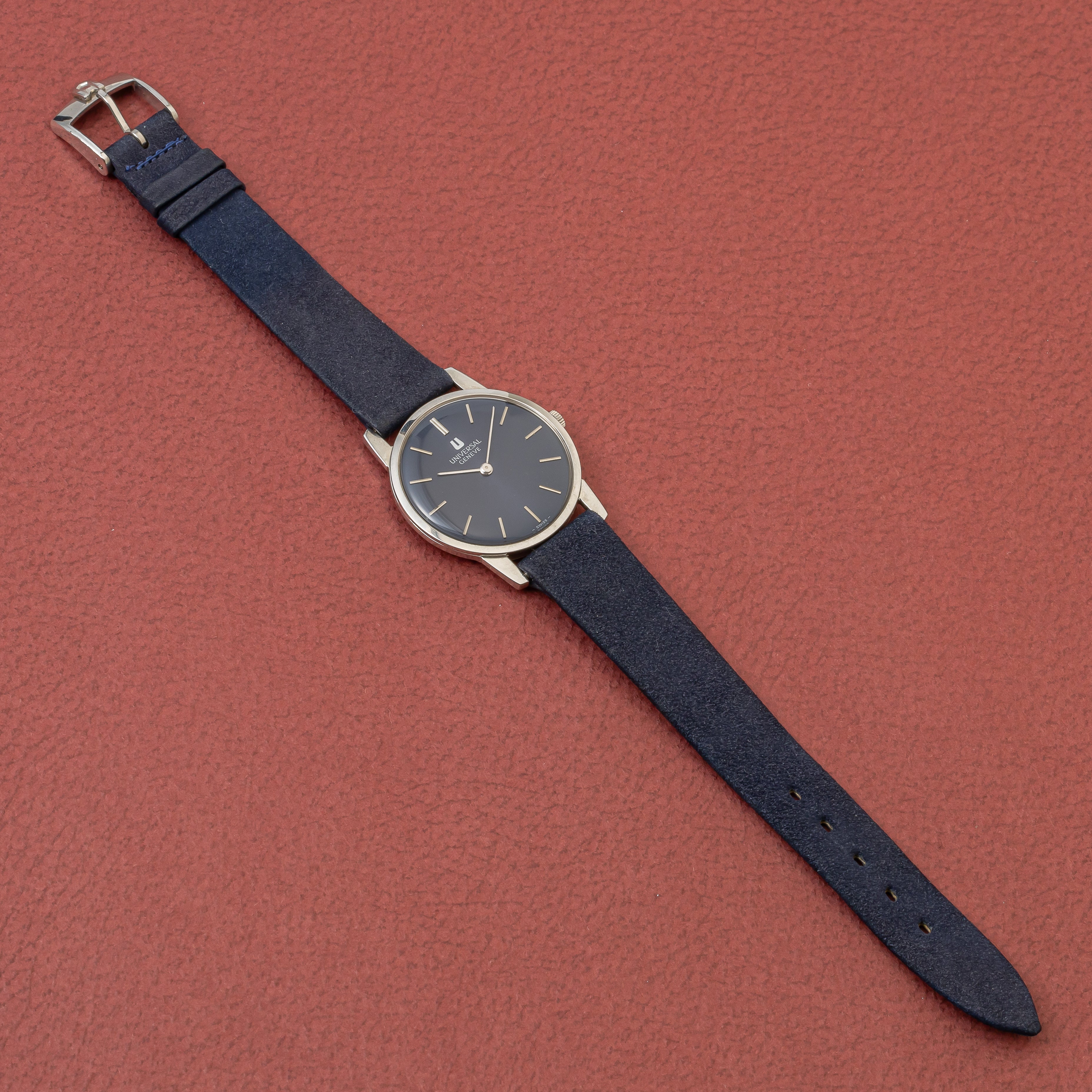 ユニバーサルジュネーブ ラウンドケース 未使用品 1970年代 箱,タグ付き