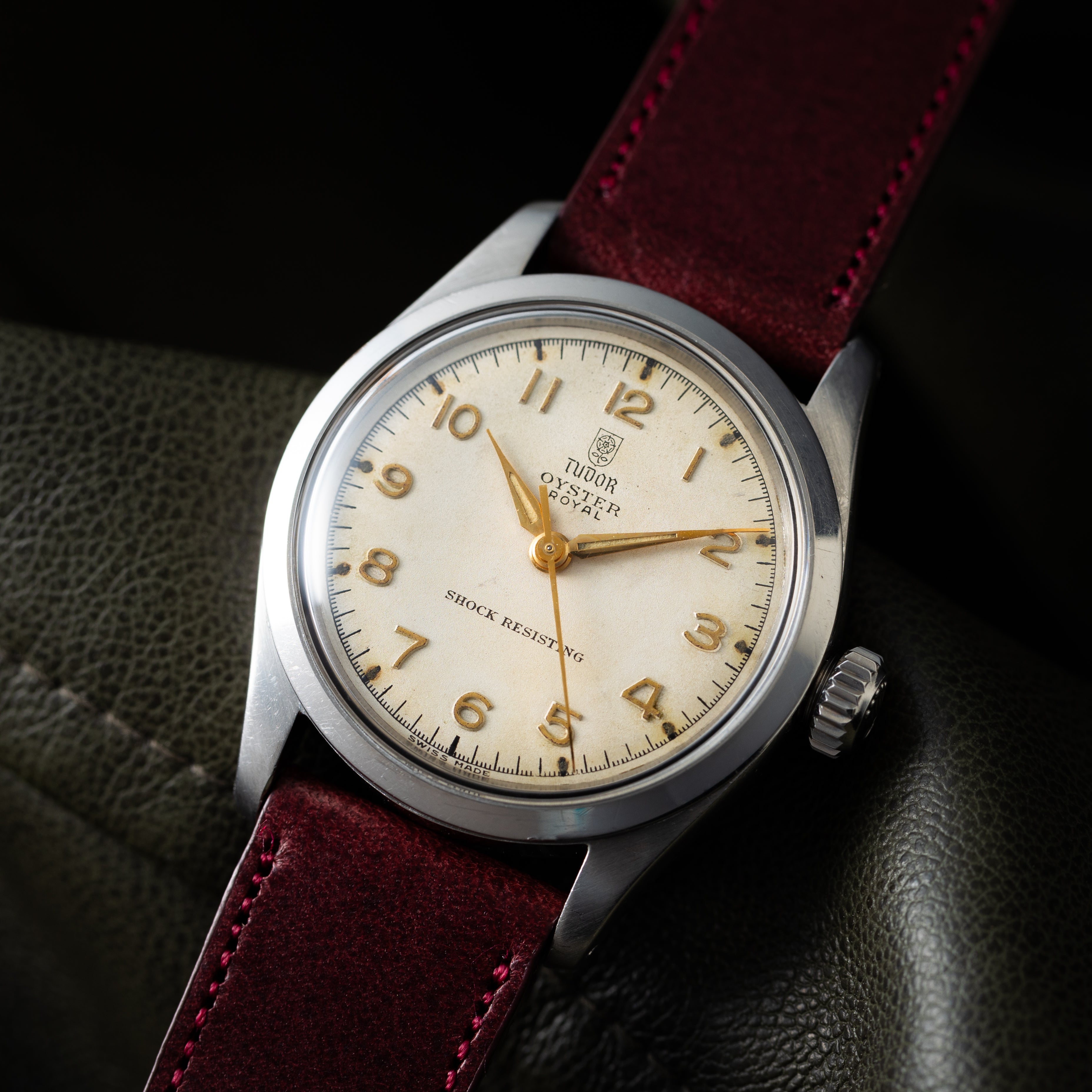 チューダー オイスターローヤル 盾薔薇 全アラビアダイヤル Ref.7903 1950年代製
