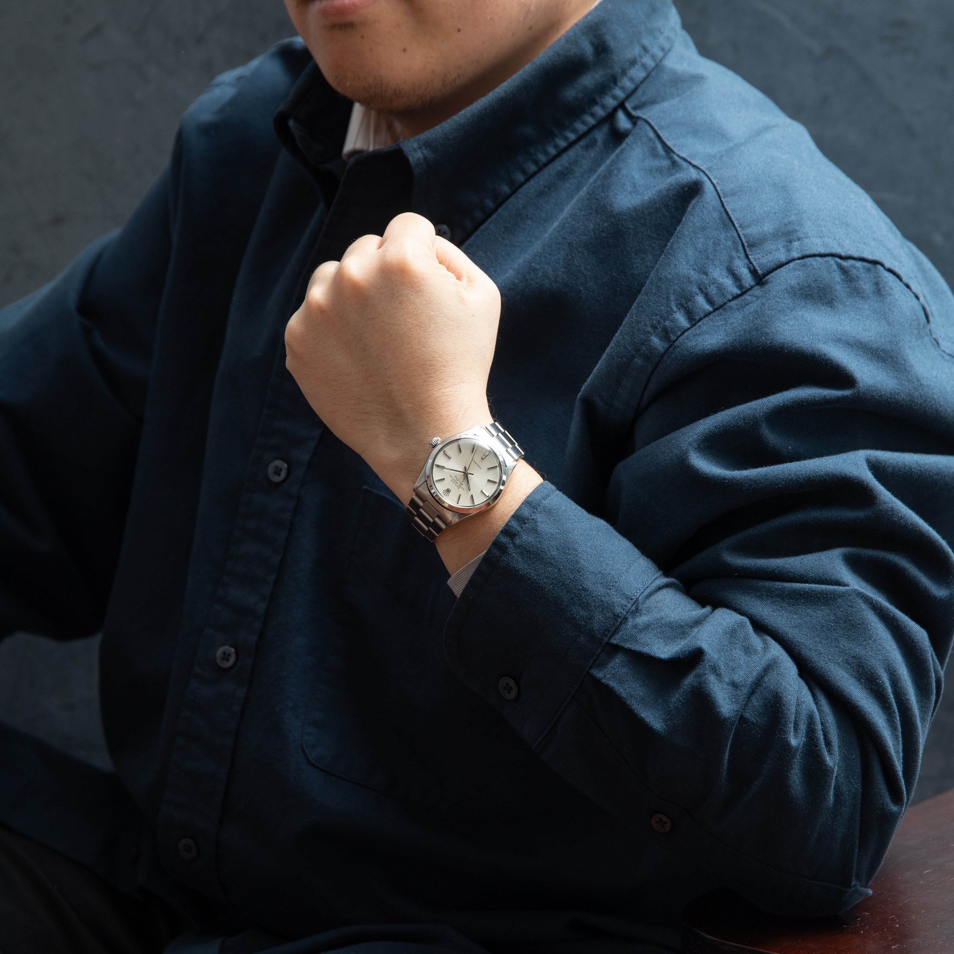 ロレックス エアキング 1981年製 Ref.5500 シルバーダイヤル