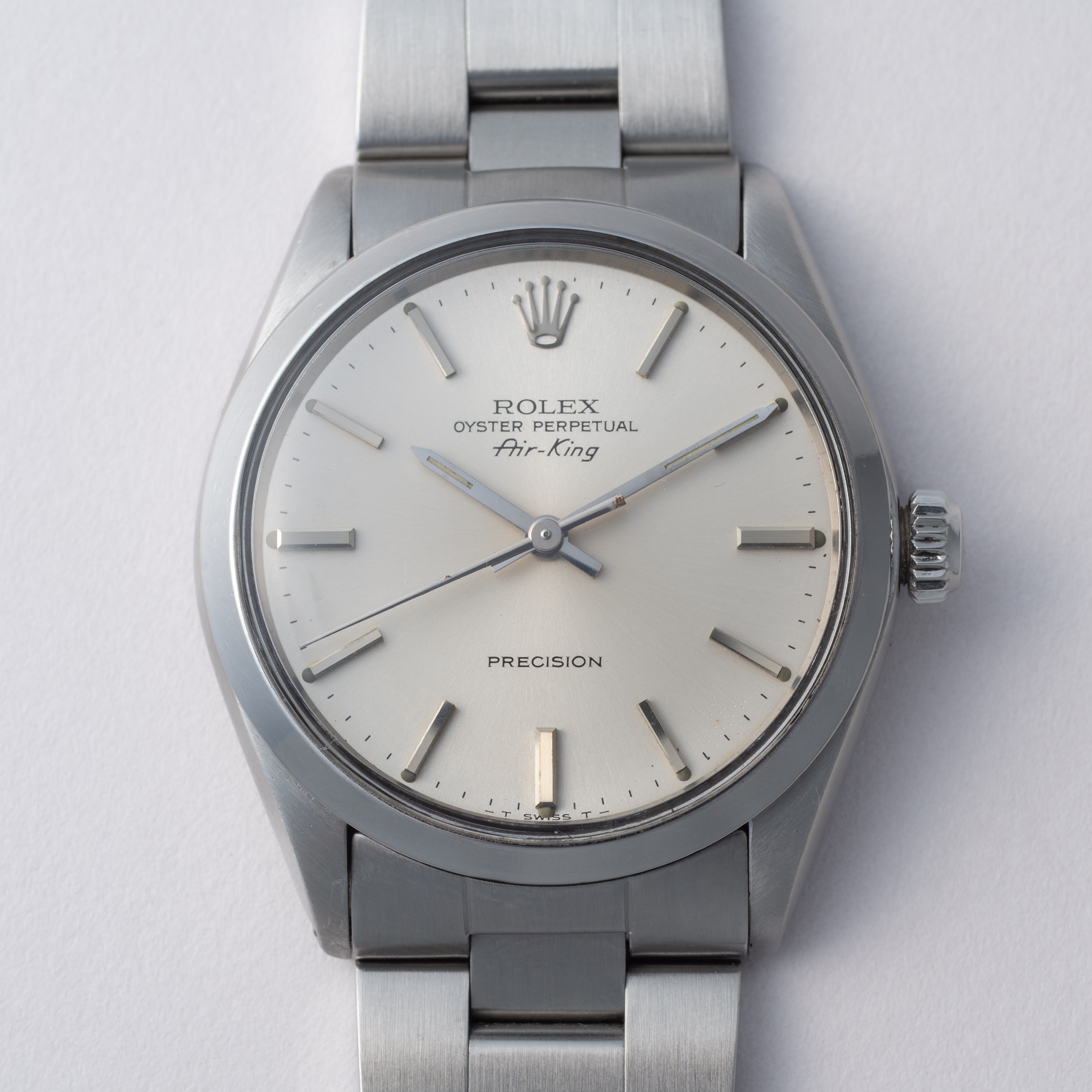 ロレックス エアキング 1981年製 Ref.5500 シルバーダイヤル