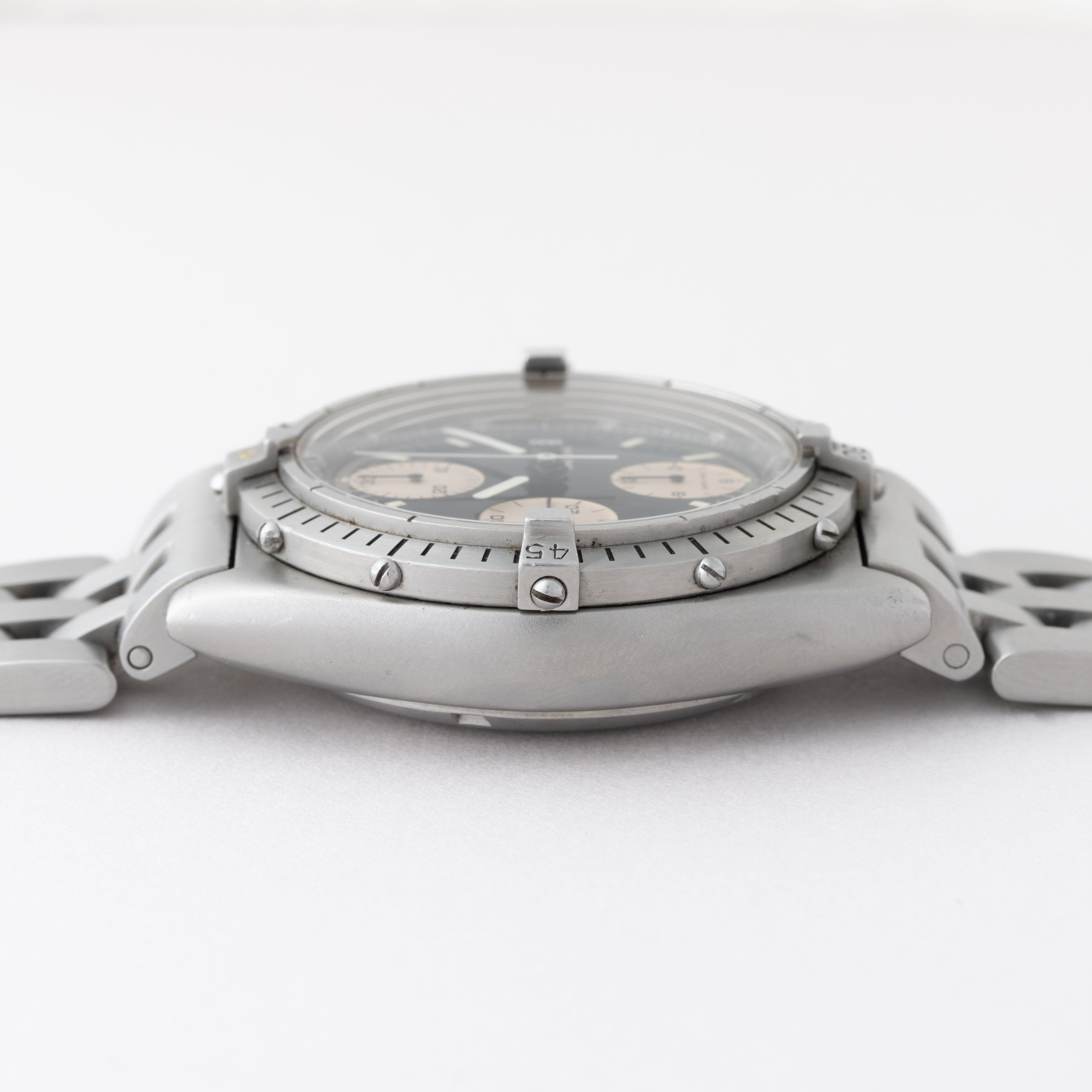 ブライトリング クロノマット 1990年代製 ブラックダイヤル Ref.81950A 純正ブレス