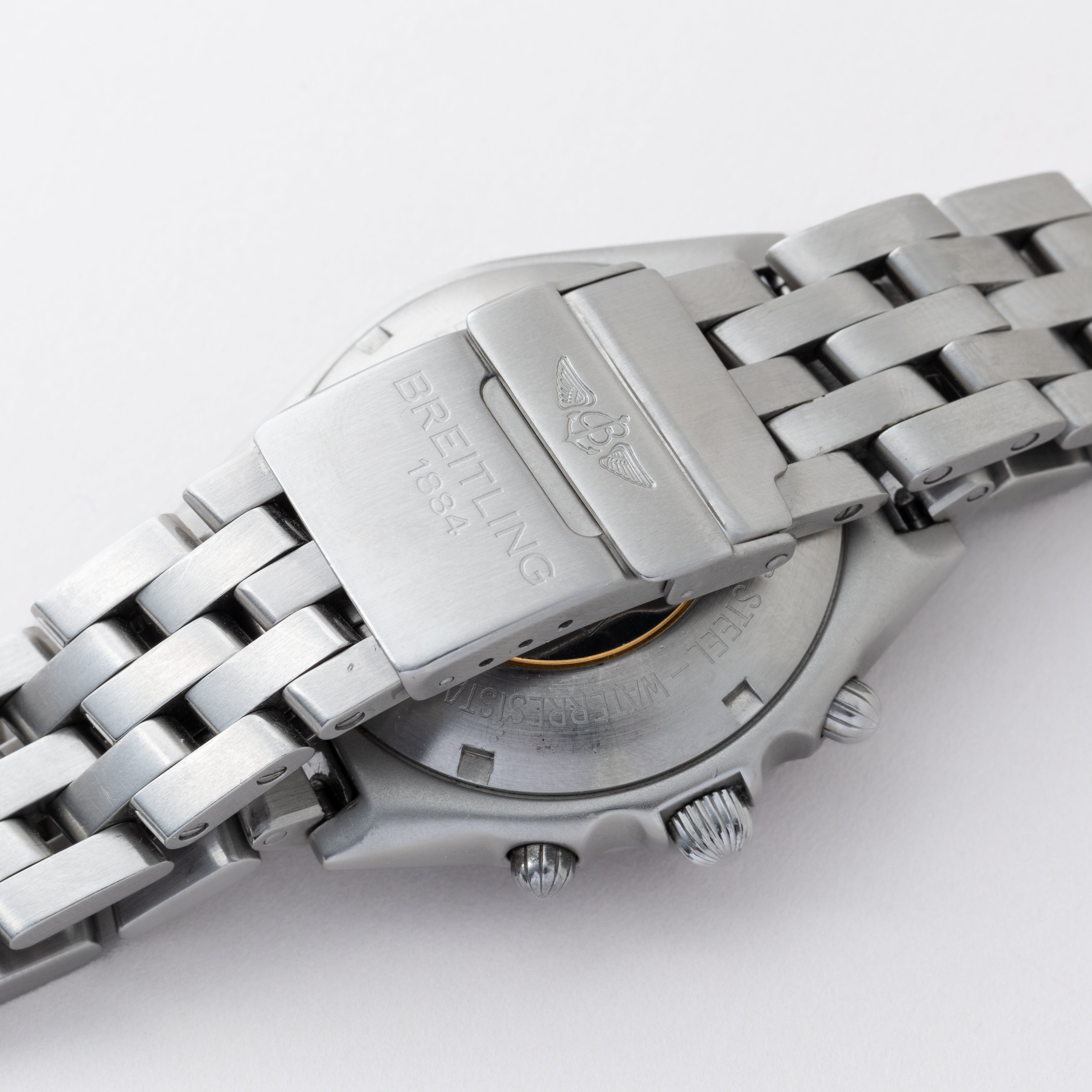 ブライトリング クロノマット 1990年代製 ブラックダイヤル Ref.81950A 純正ブレス