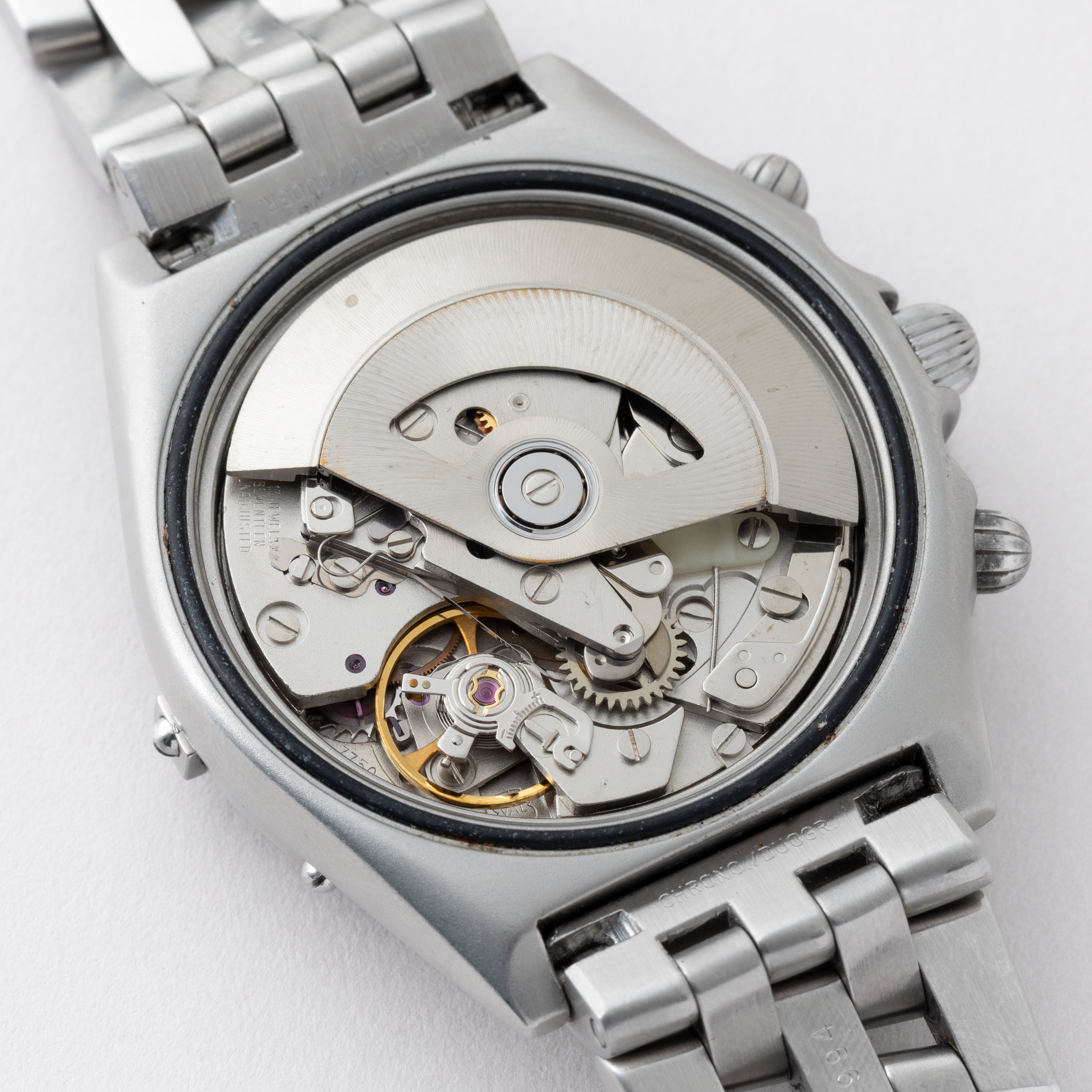 ブライトリング クロノマット 1990年代製 ブラックダイヤル Ref.81950A 純正ブレス