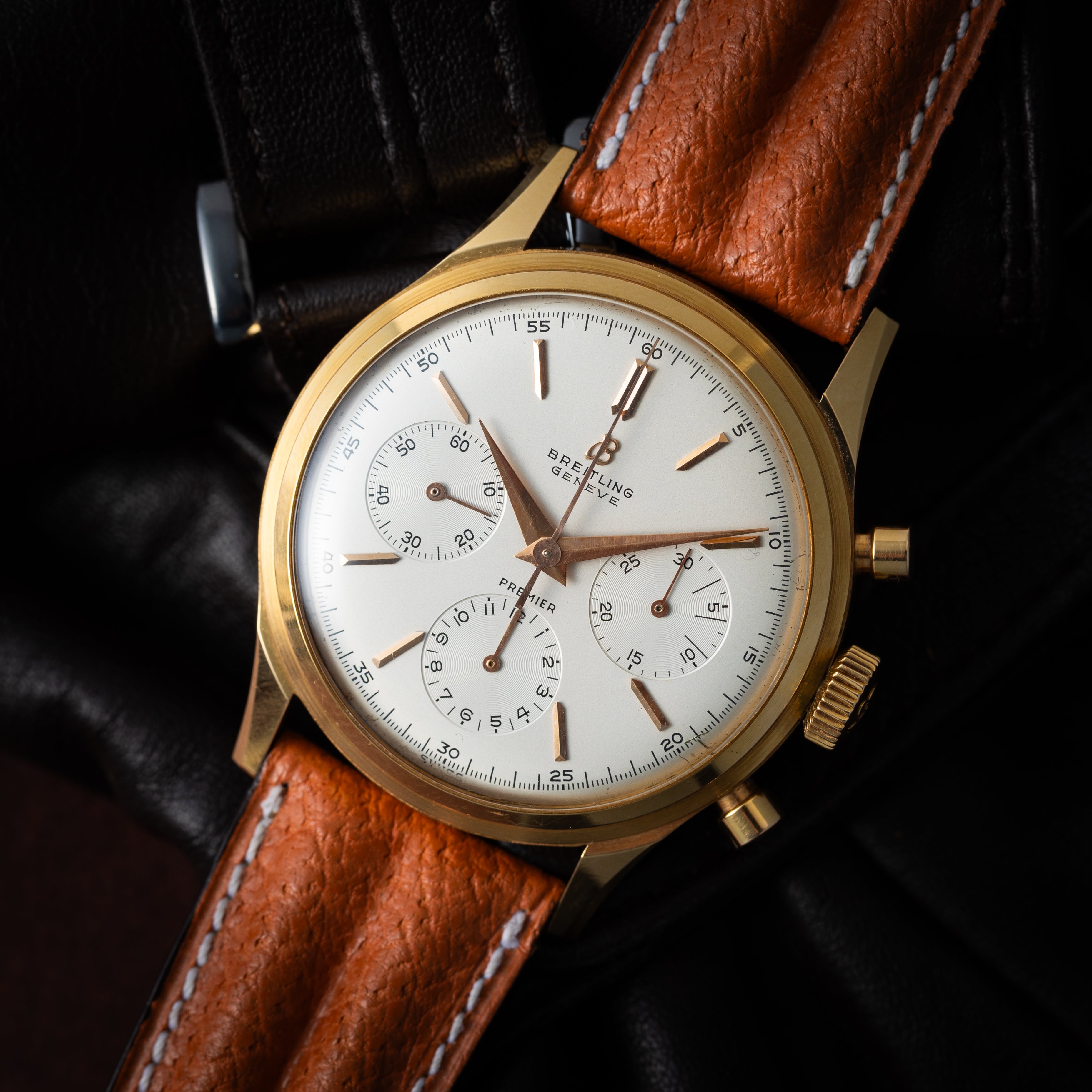 ブライトリング プレミエ 18金無垢ケース 1960年製/昭和35年製 Ref.765