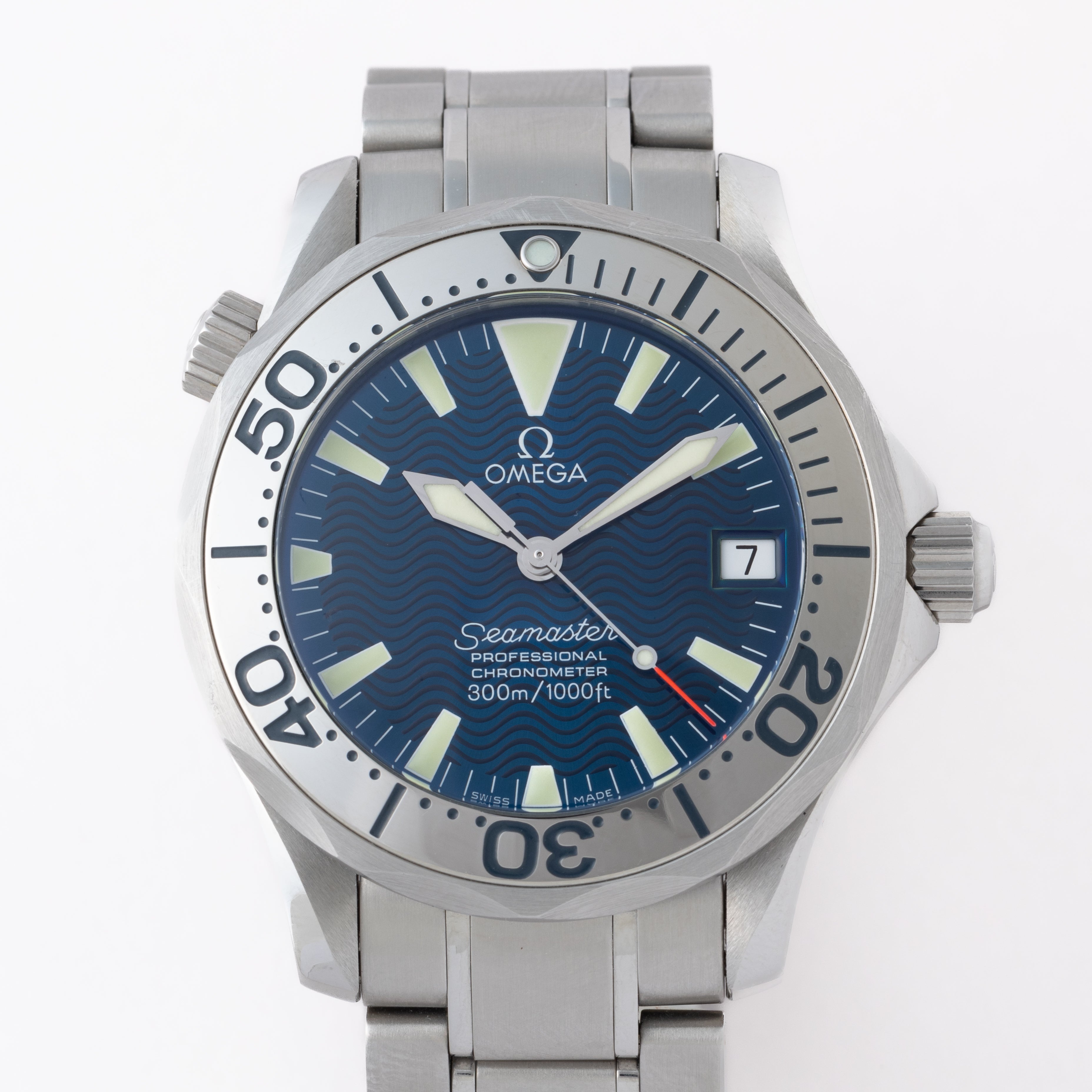 オメガ シーマスター 300m クロノメーター 2000年代 2002年ギャラ付き Ref.2253-80