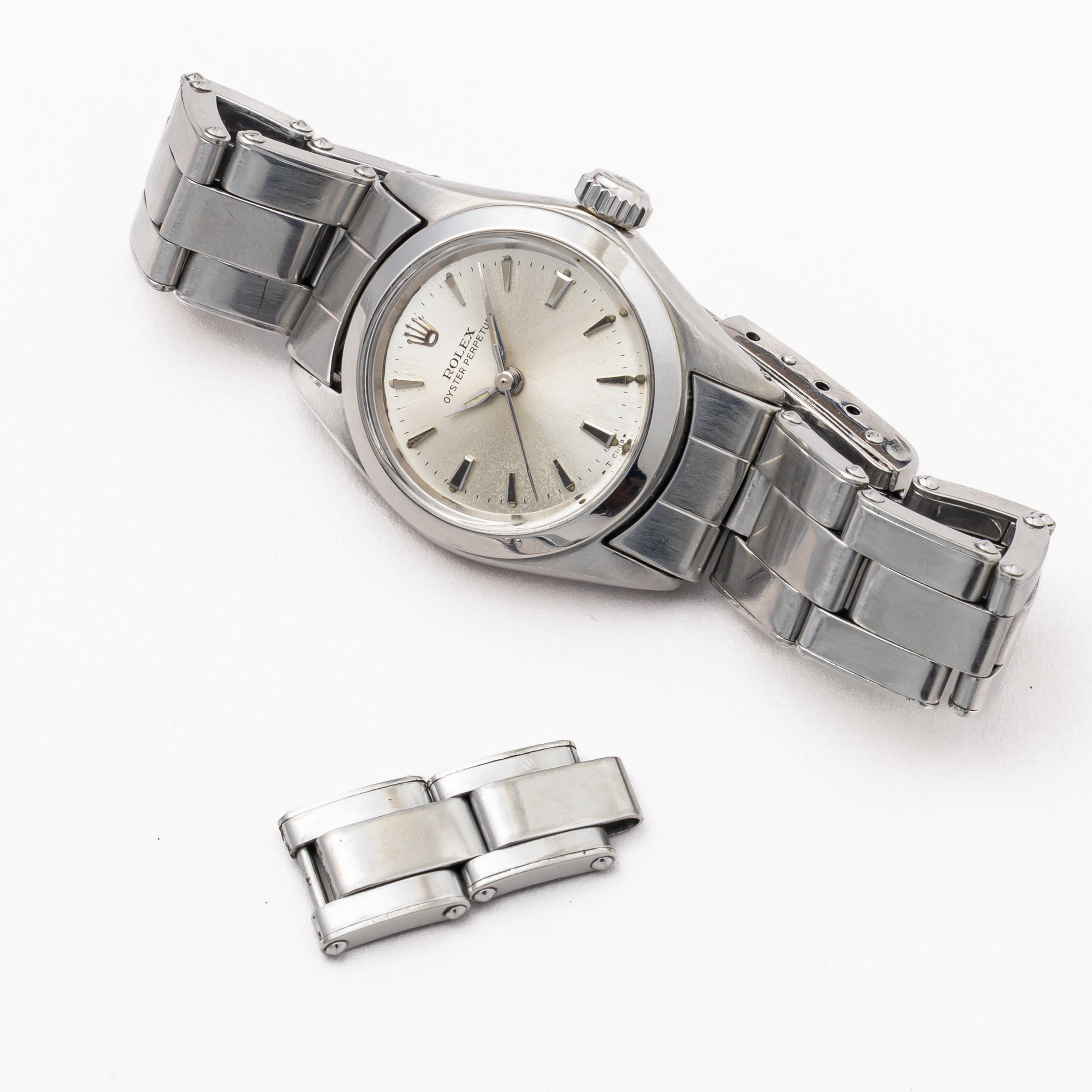 ロレックス レディース オイスターパーペチュアル Ref.6188 シルバーダイヤル