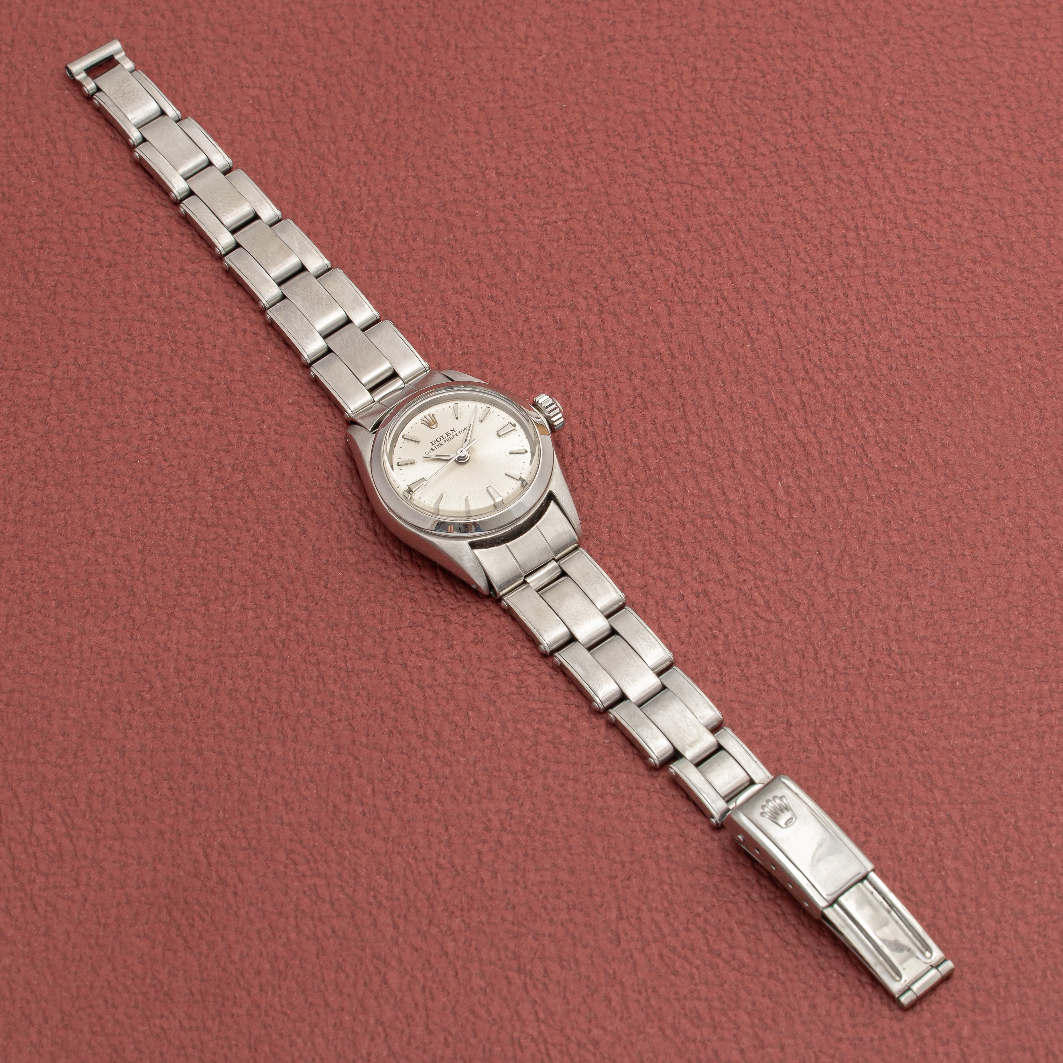 ロレックス レディース オイスターパーペチュアル Ref.6188 シルバーダイヤル