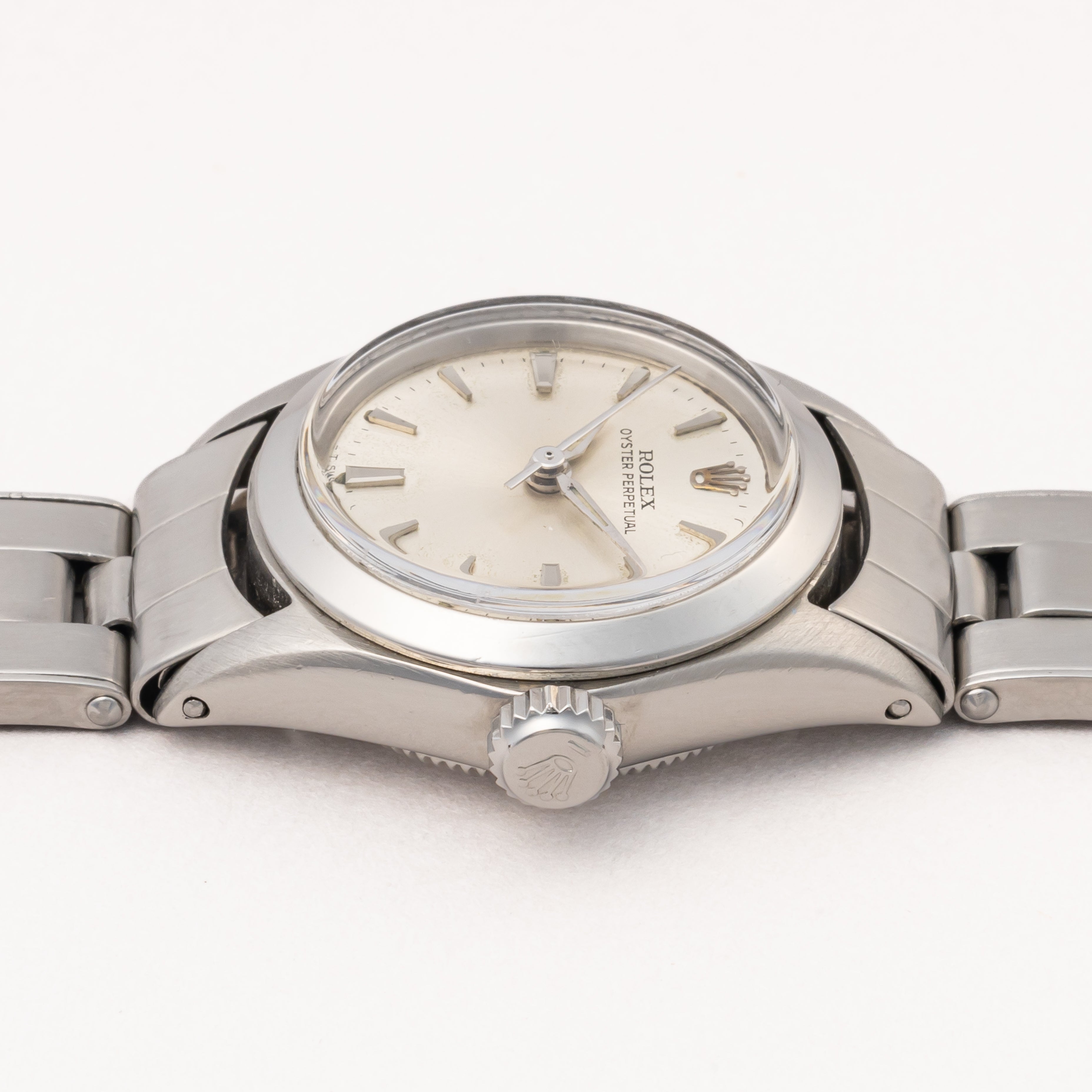 ロレックス レディース オイスターパーペチュアル Ref.6188 シルバーダイヤル