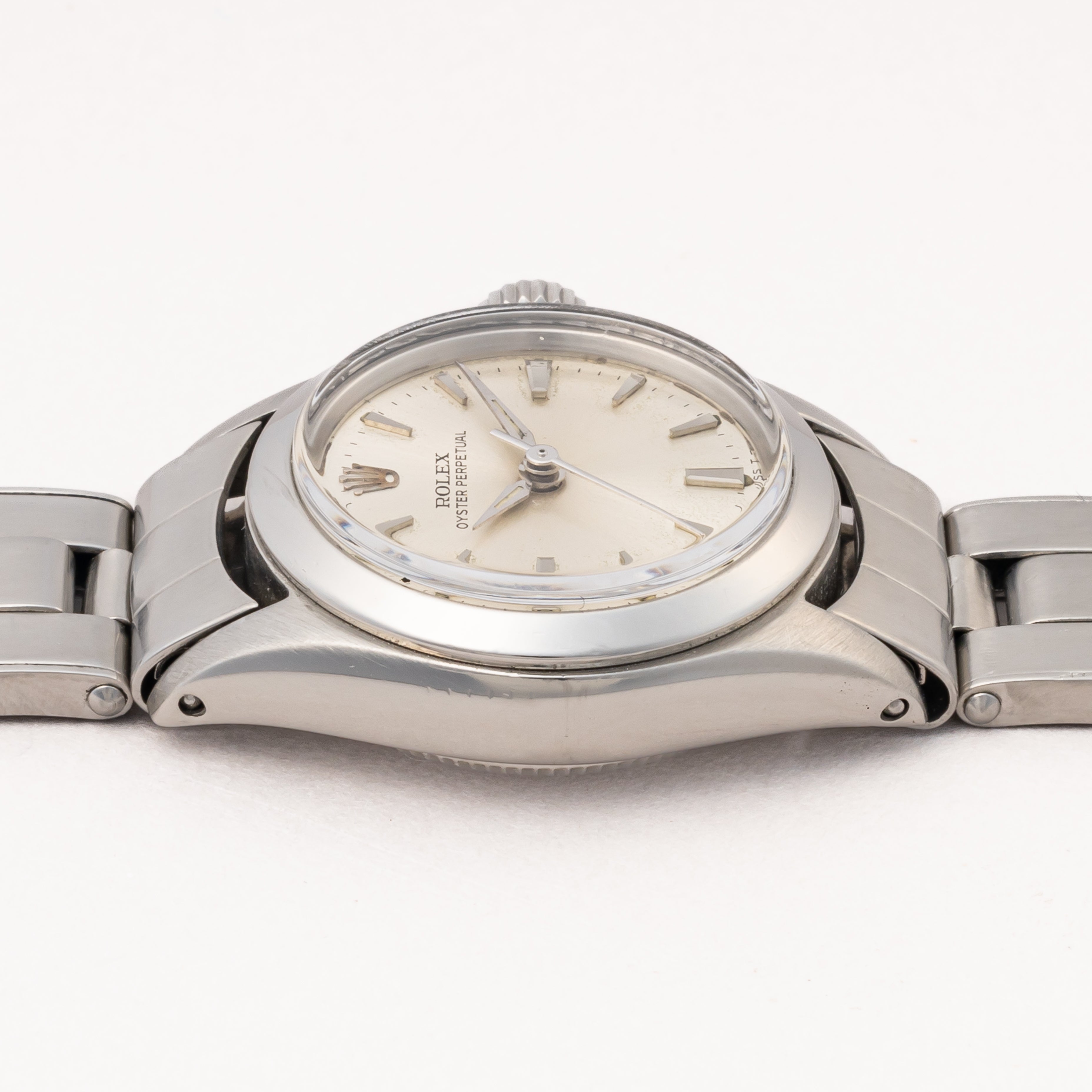 ロレックス レディース オイスターパーペチュアル Ref.6188 シルバーダイヤル