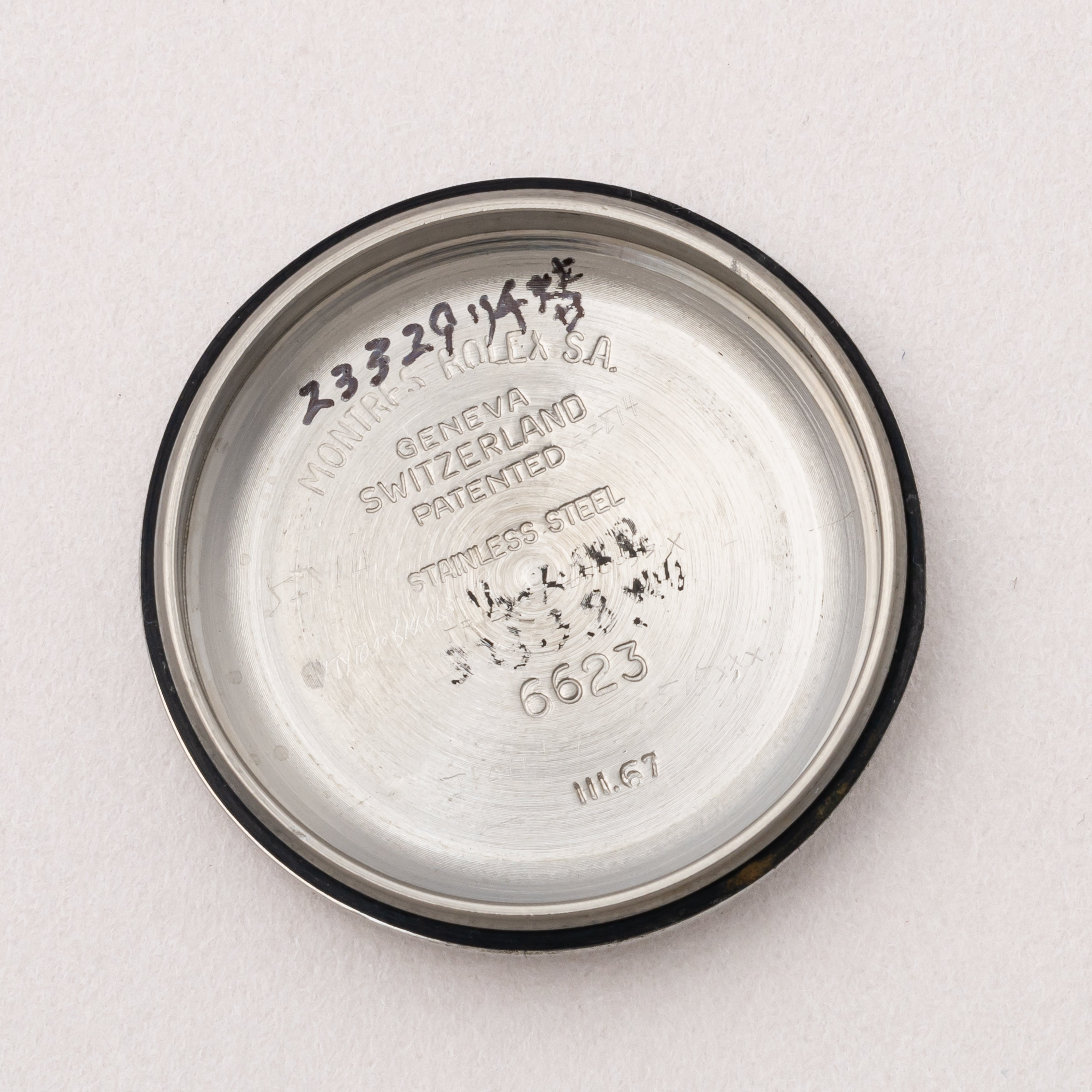 ロレックス レディース オイスターパーペチュアル Ref.6188 シルバーダイヤル