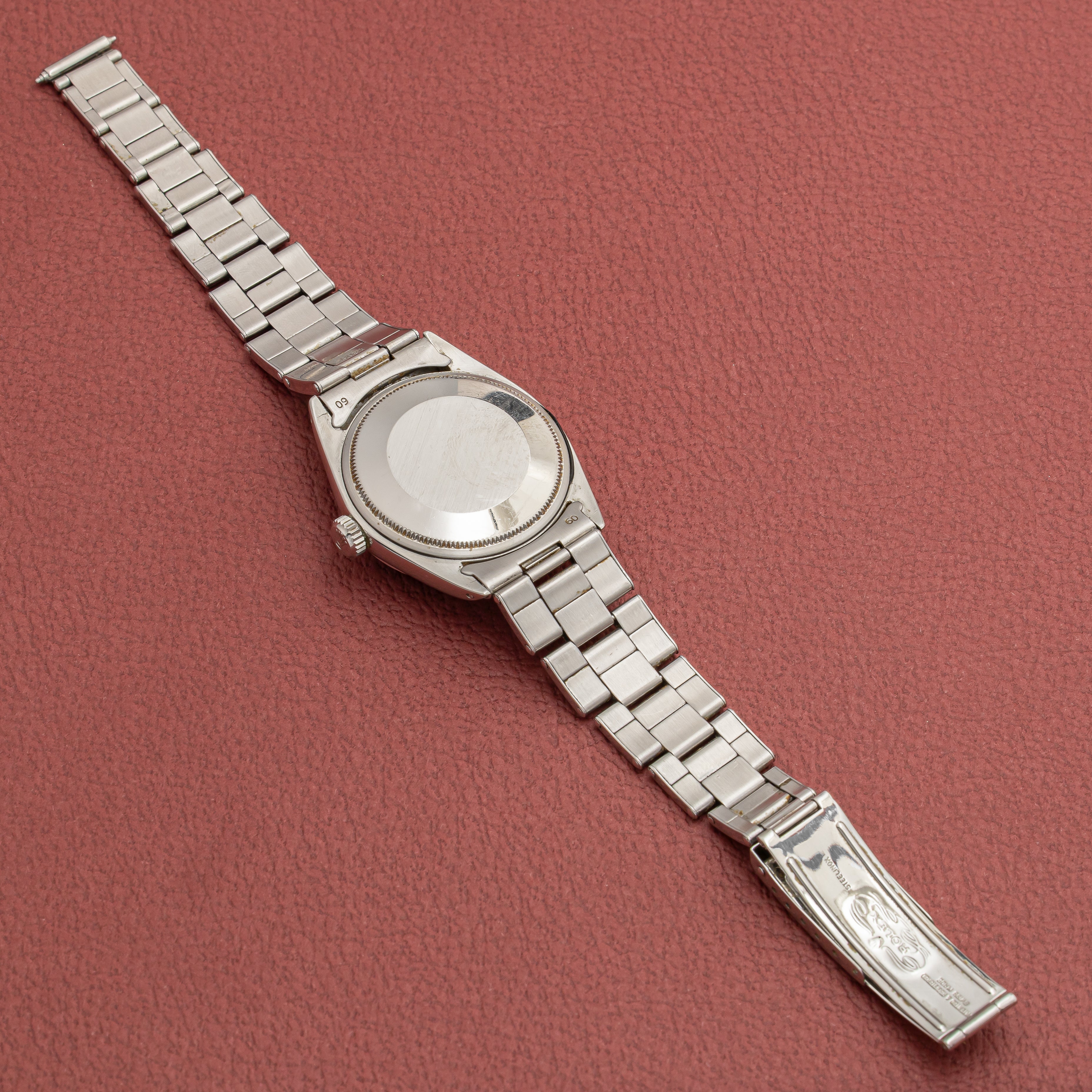 ロレックス オイスターパーペチュアルデイト 1969年製 Ref.1500 ブラックギルトダイヤル