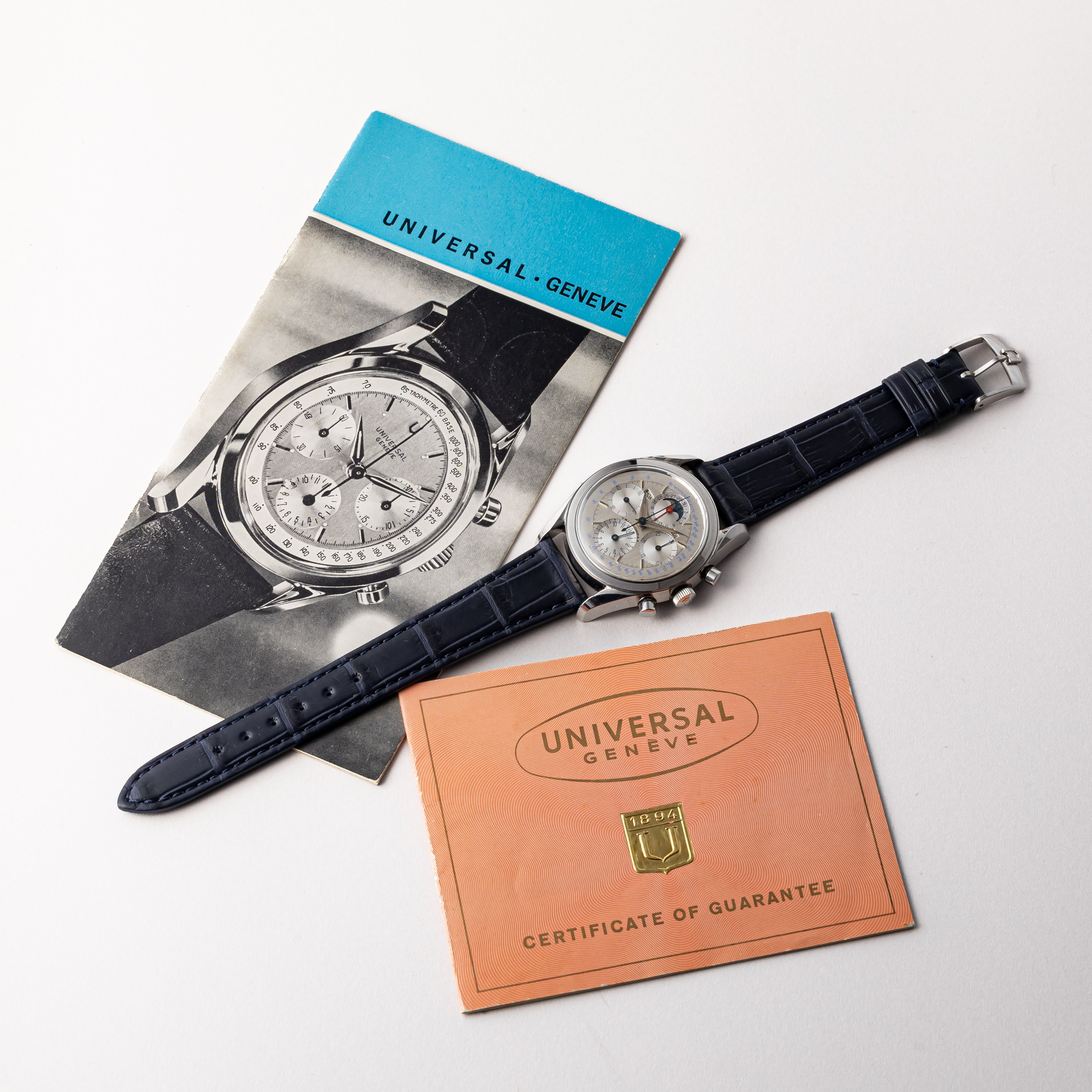 ユニバーサルジュネーブ トリコンパックス 1960年代 1964年ギャラ付き