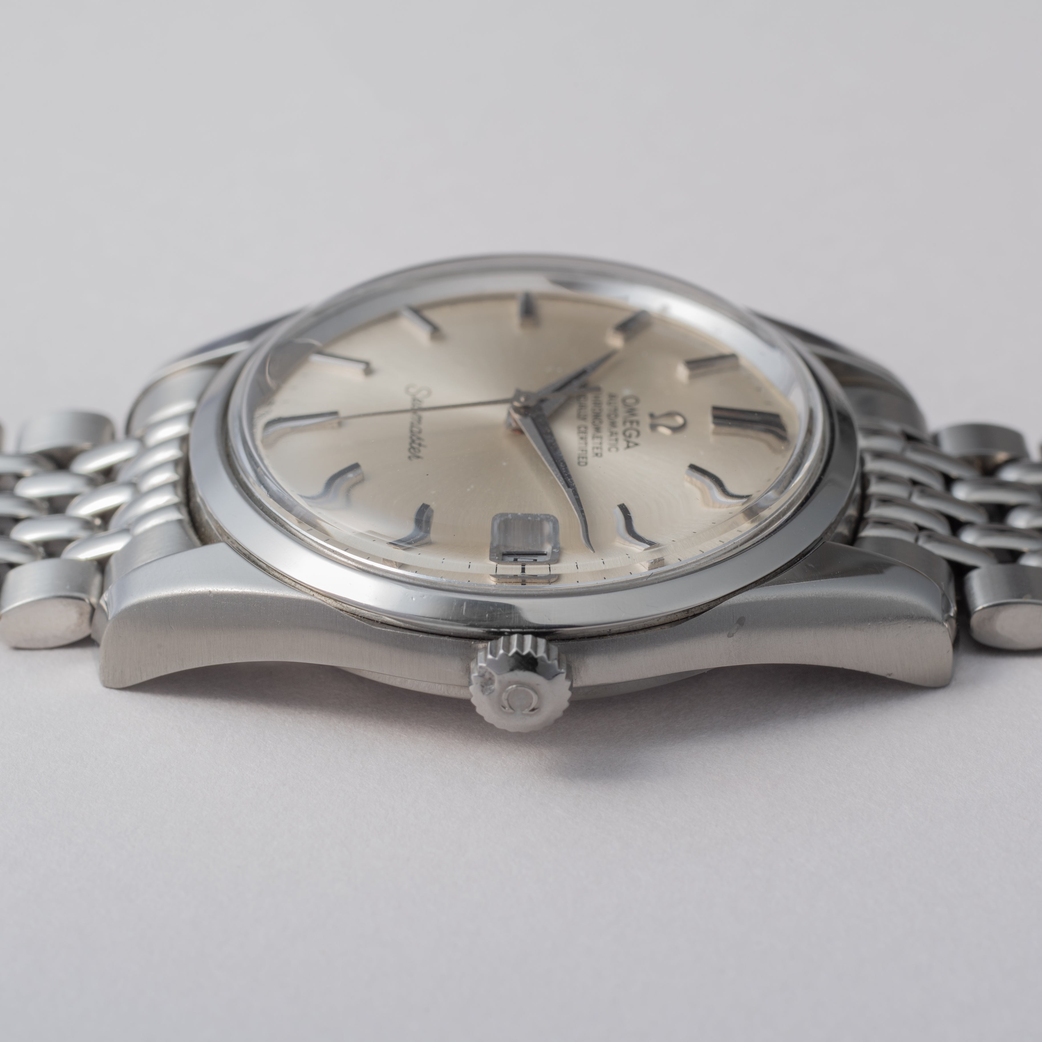 オメガ シーマスター クロノメーター 1969年製 ライスブレス付き Ref.166010 SP
