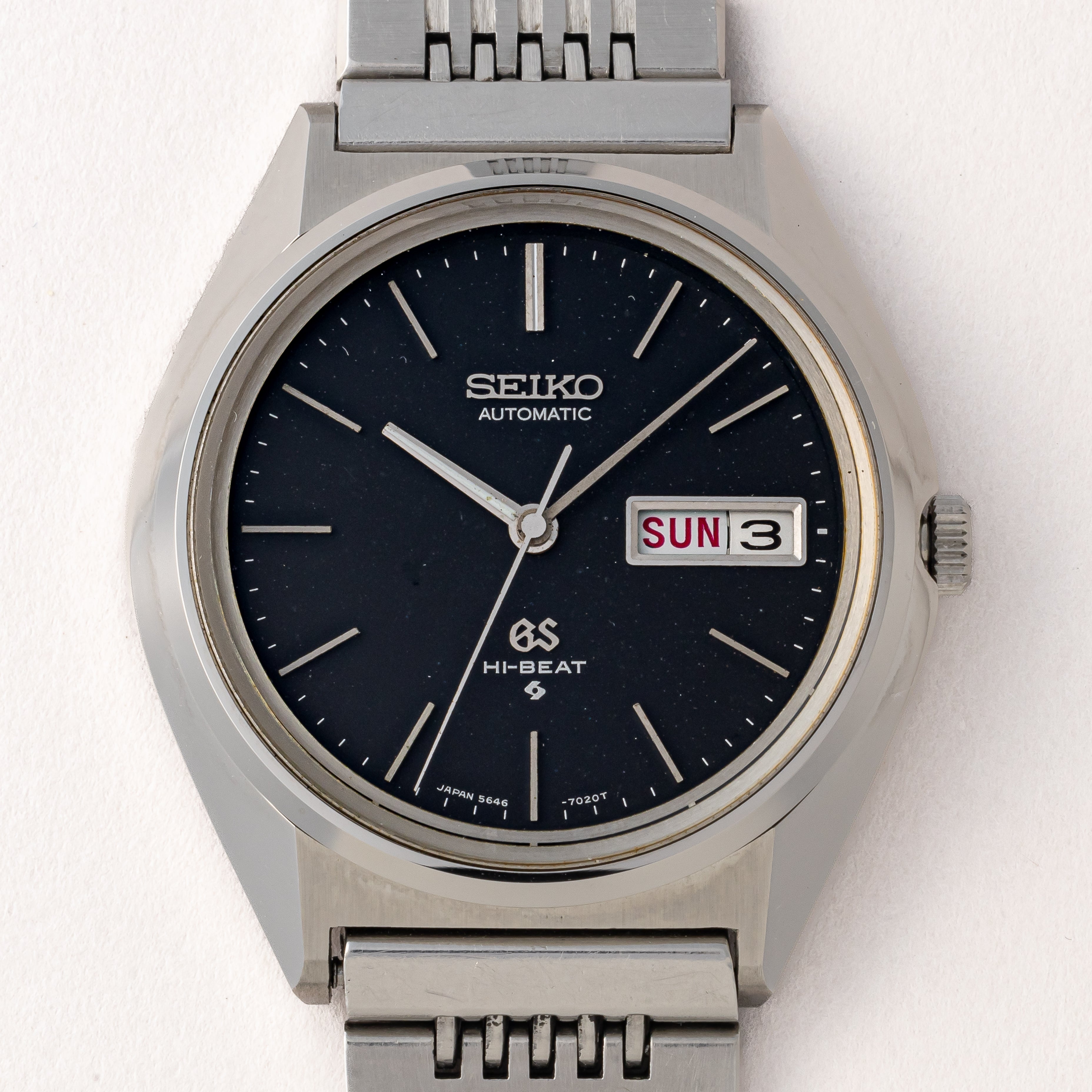グランドセイコー 1971年製 Ref.5646-7010 56GS デイデイト ブレス付き