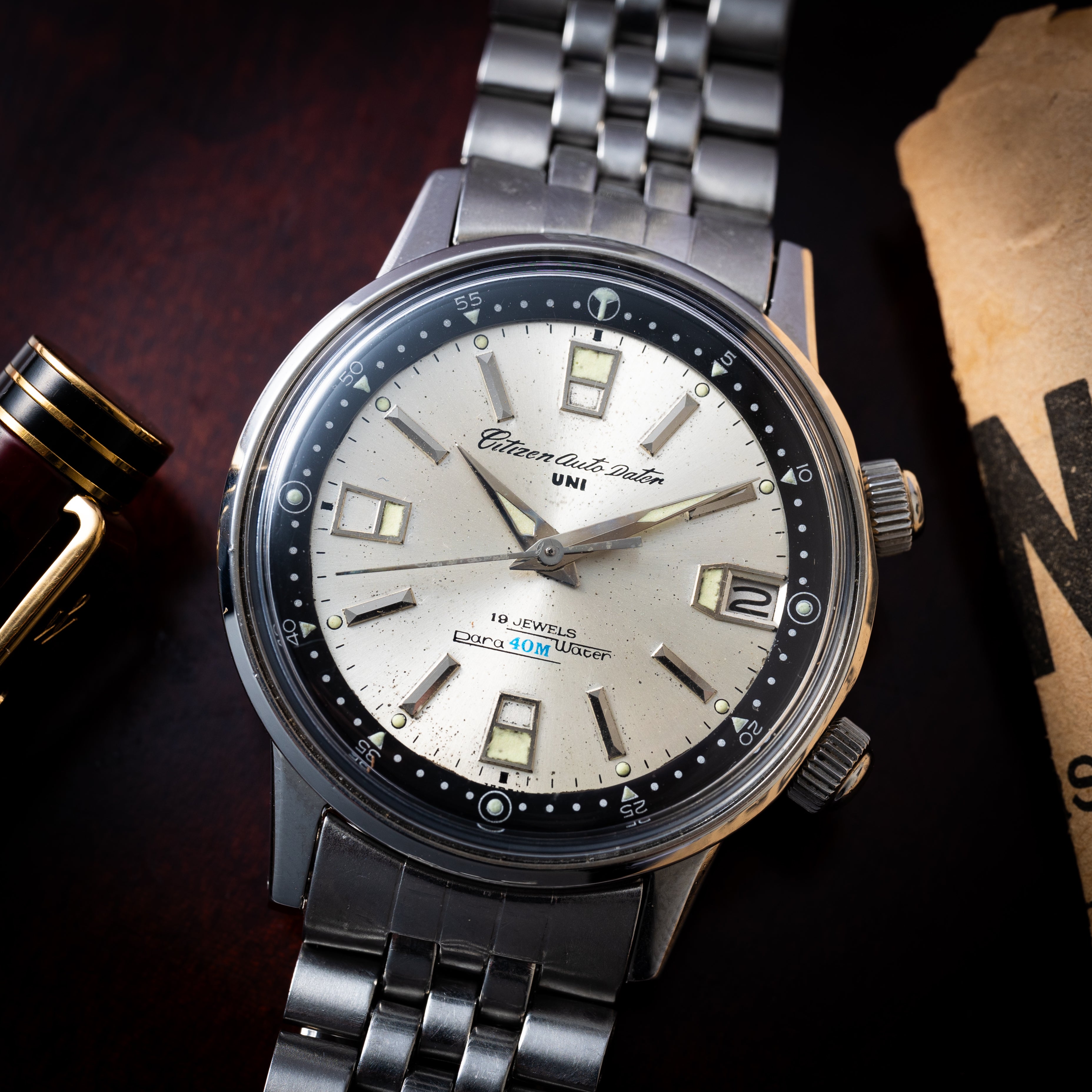 シチズン オートデーター ユニ ダイバー 1964年製