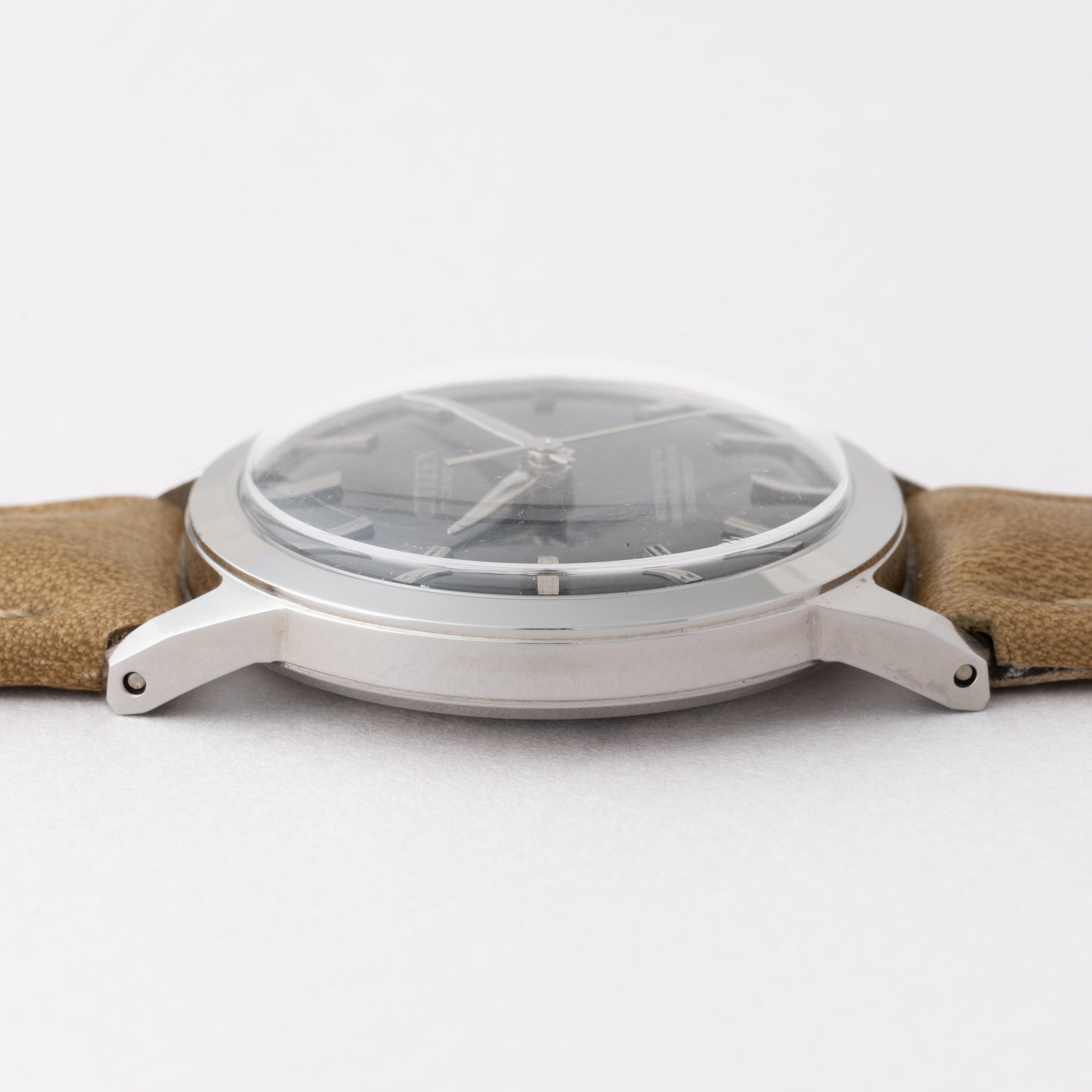 シチズン ホーマー 輸出用ラウンドケース 1969年製 ブラックダイヤル Ref.4-020189TA