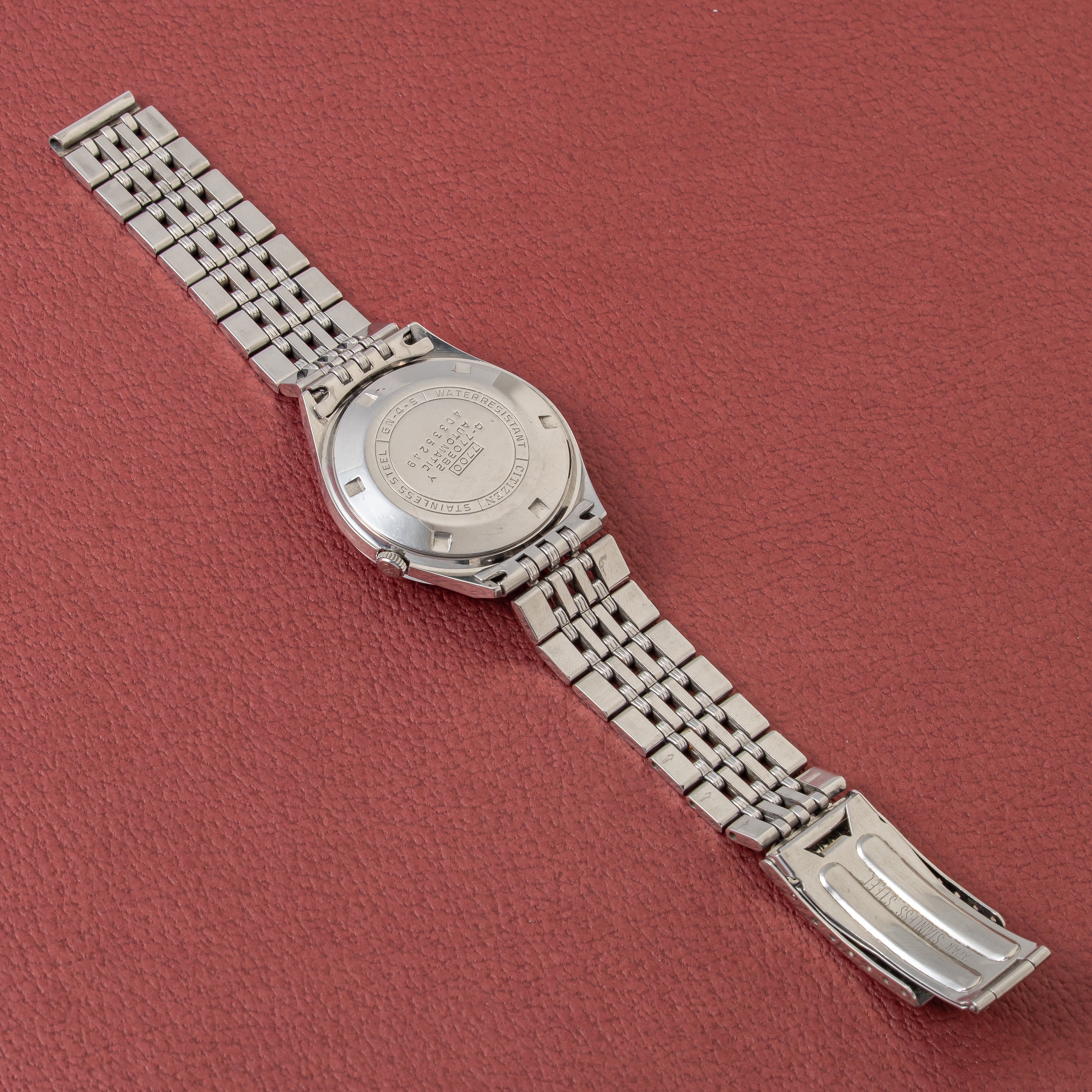 シチズン レオパール 1974年製 28800振動 純正ステンレスブレス Ref.4-770382 Y