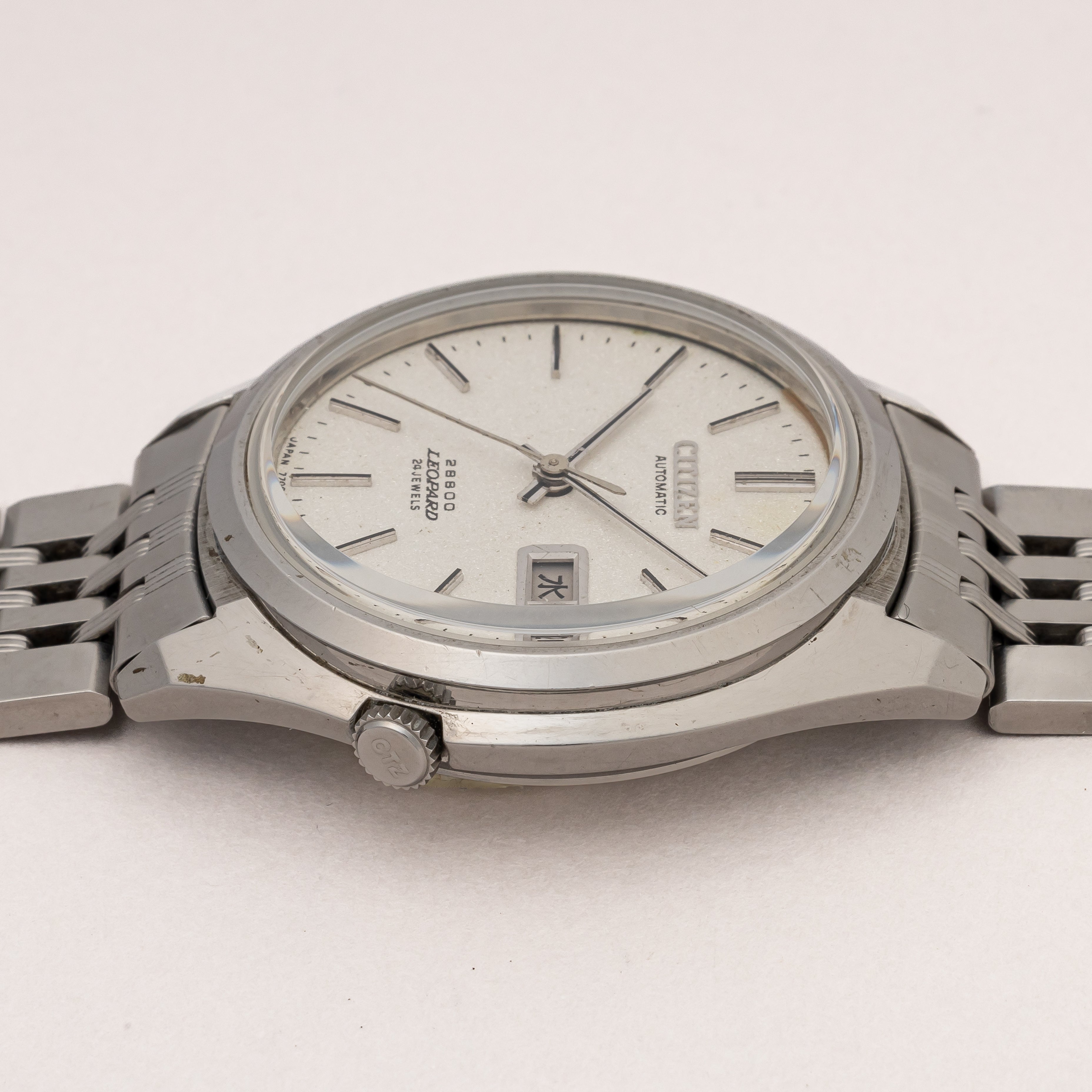 シチズン レオパール 1974年製 28800振動 純正ステンレスブレス Ref.4-770382 Y