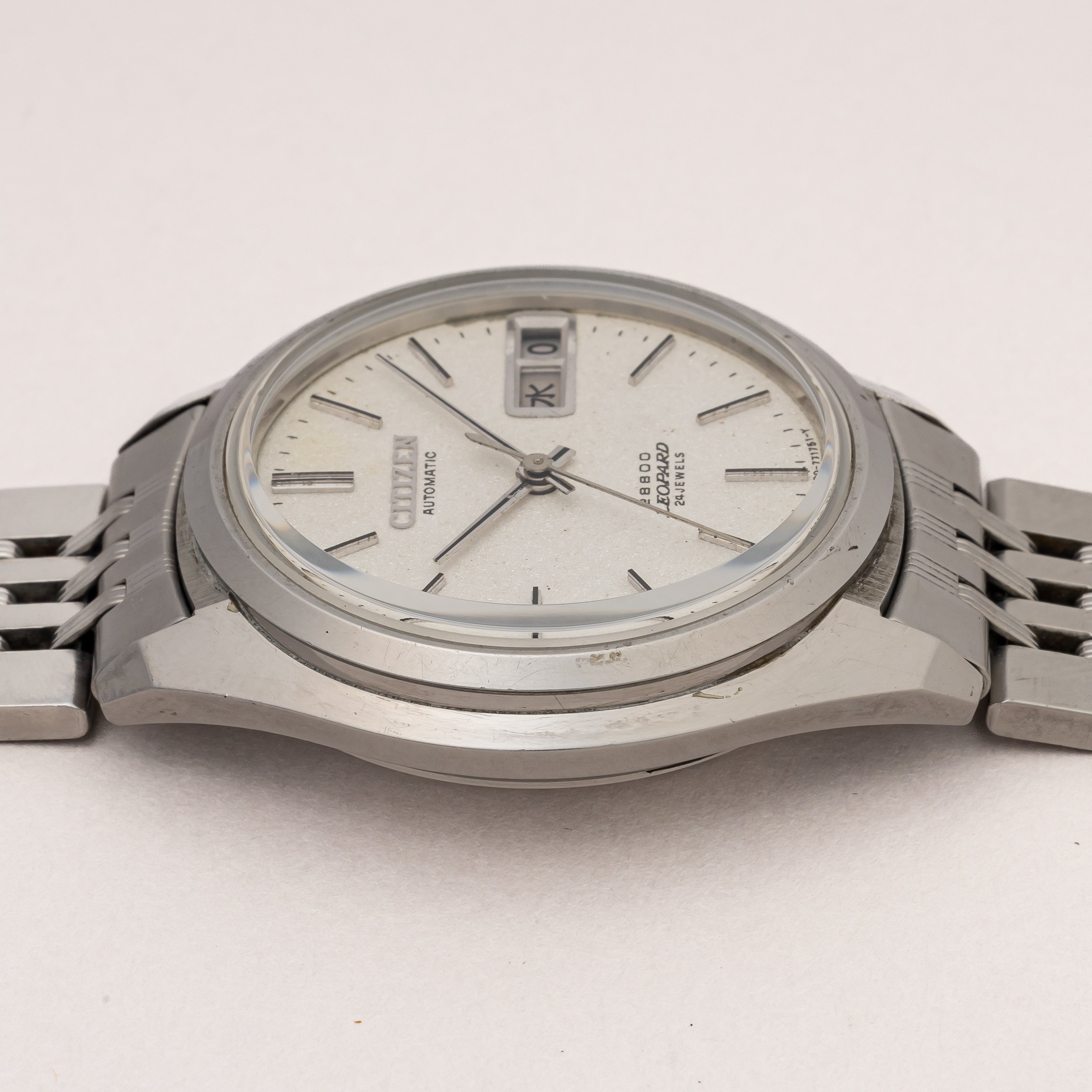 シチズン レオパール 1974年製 28800振動 純正ステンレスブレス Ref.4-770382 Y