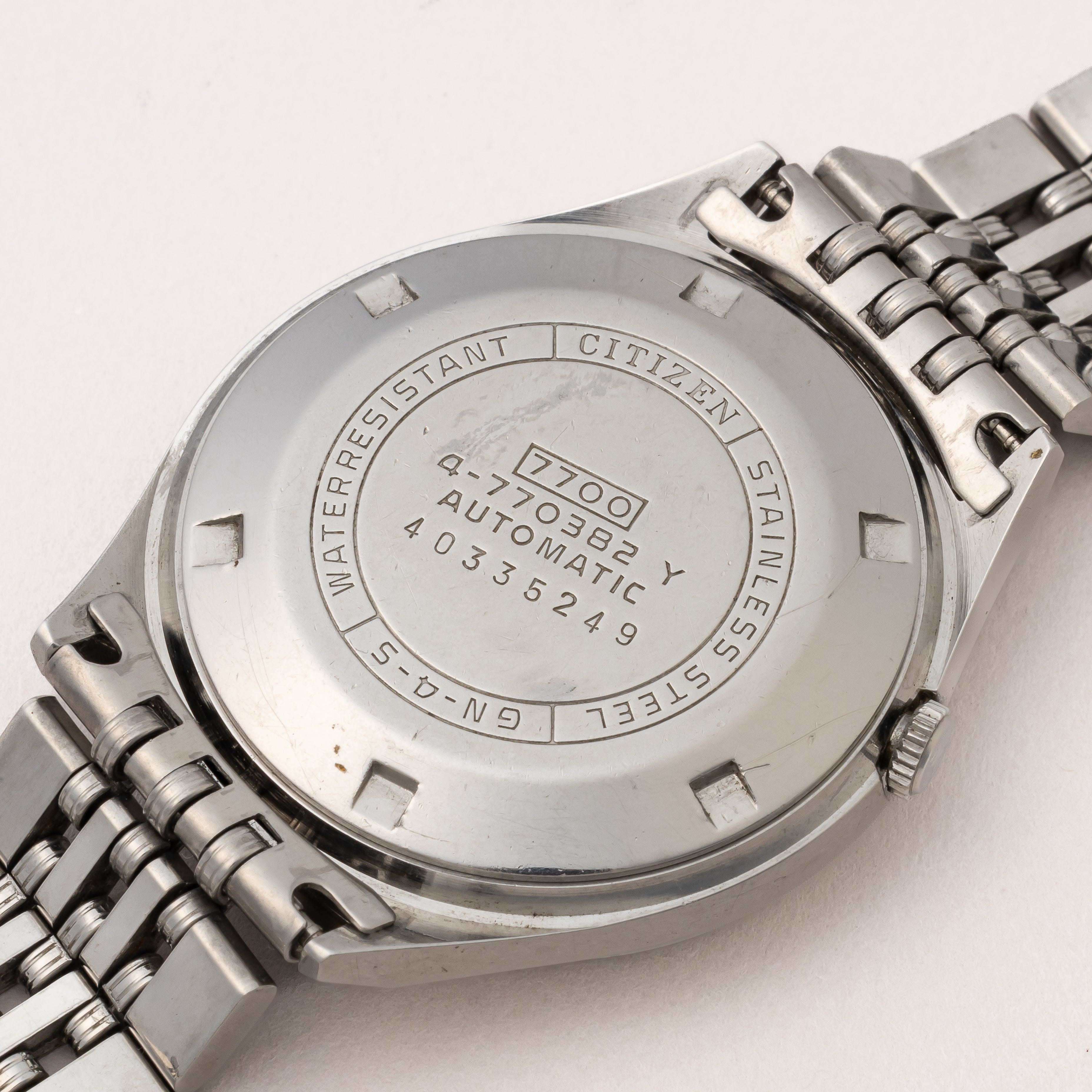 シチズン レオパール 1974年製 28800振動 純正ステンレスブレス Ref.4-770382 Y