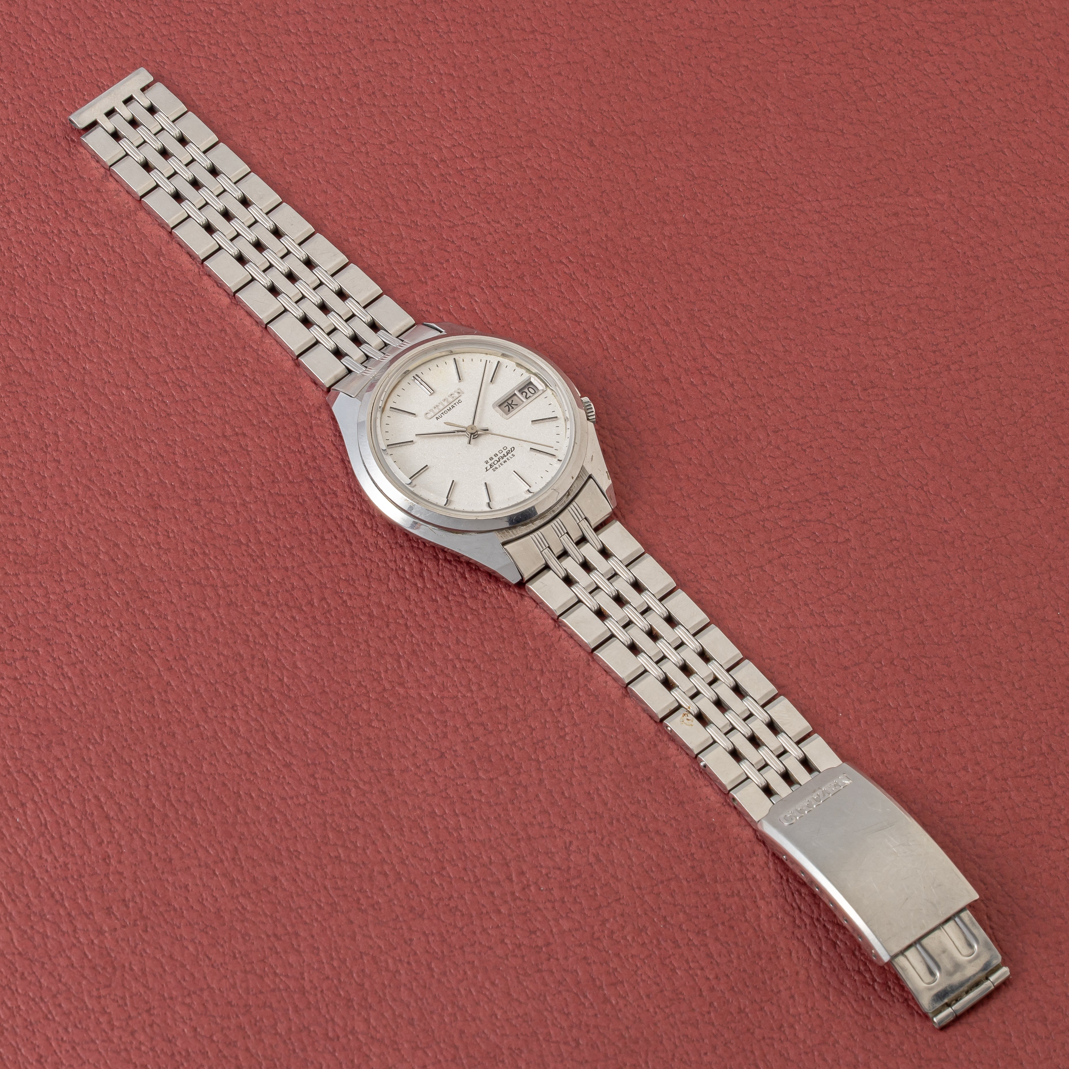 シチズン レオパール 1974年製 28800振動 純正ステンレスブレス Ref.4-770382 Y