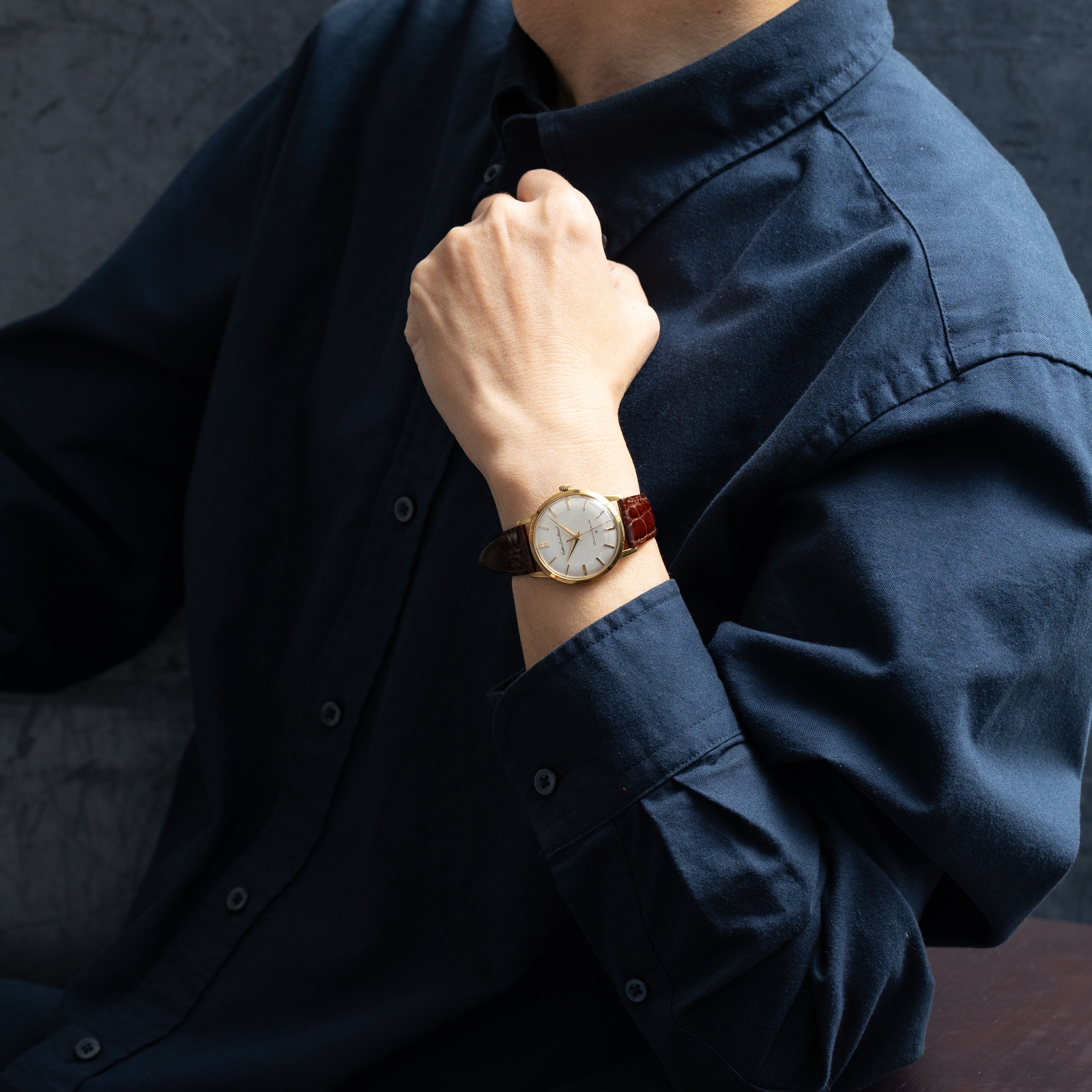 セイコー ロードマーベル1961年製 彫文字盤 18金無垢製 Ref.J14050