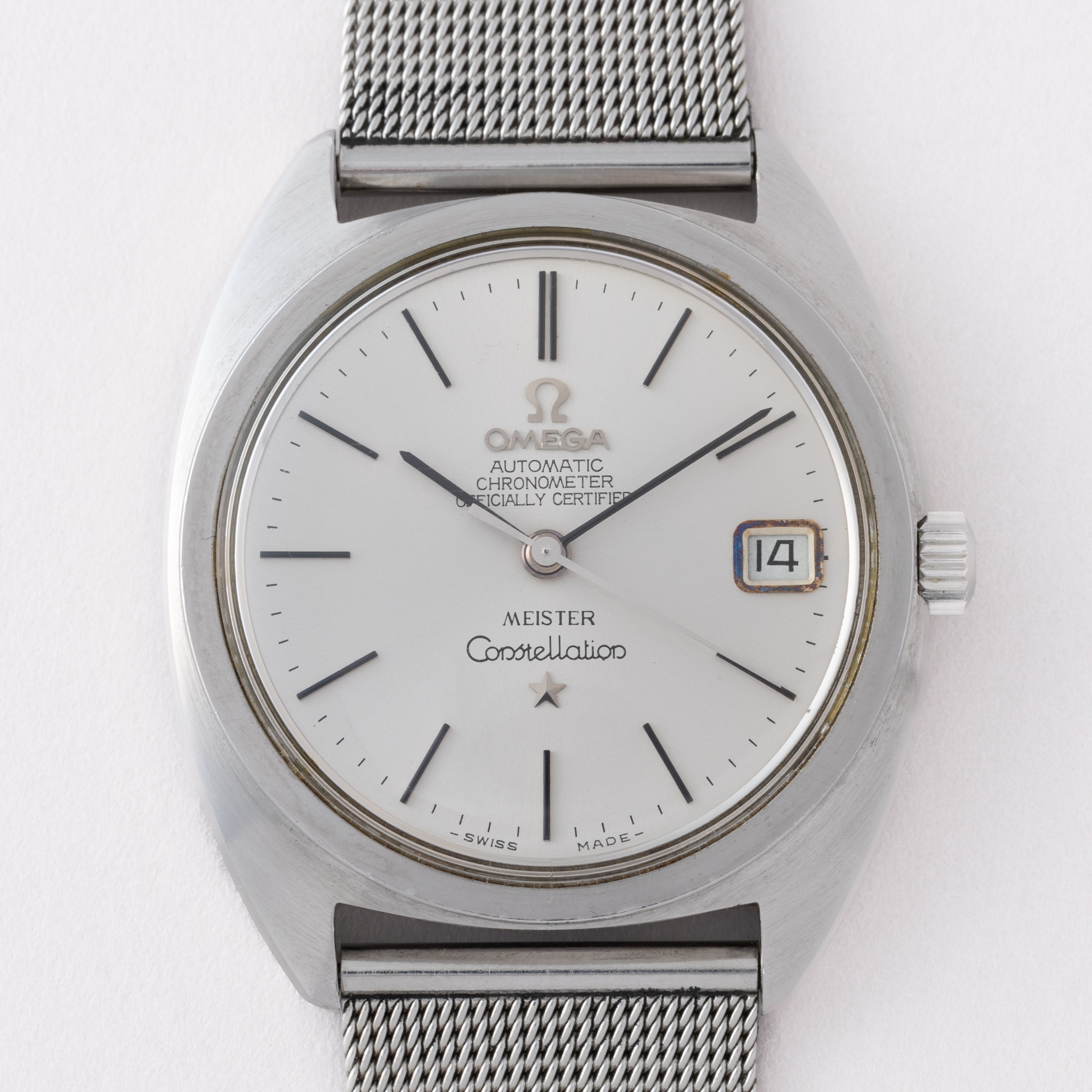 オメガ コンステレーション 1966年製 マイスターダブルネーム Ref.168.017 純正ステンレスブレス